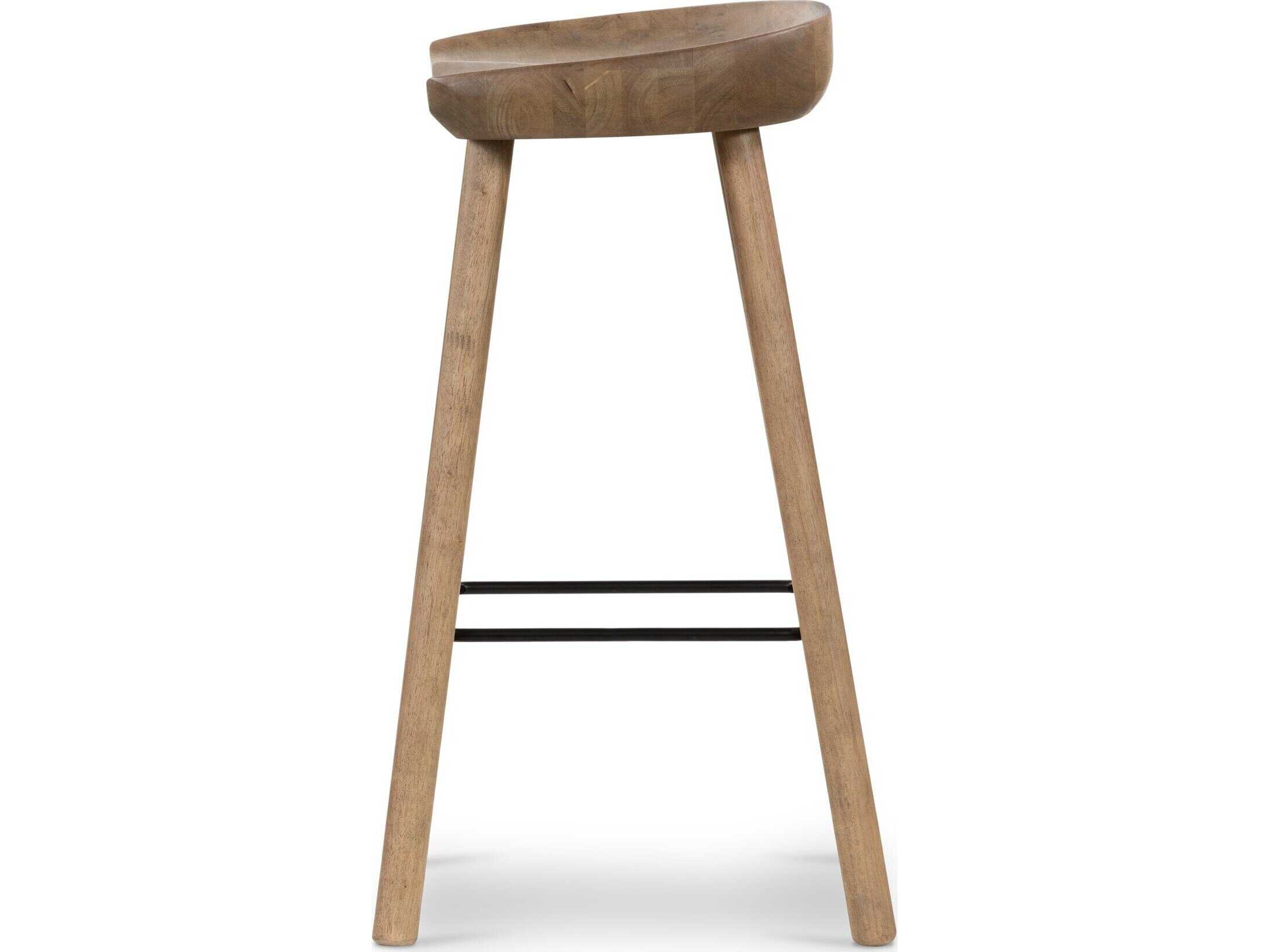 Four Hands Belfast Barrett Natural Matte  Bar Stool
