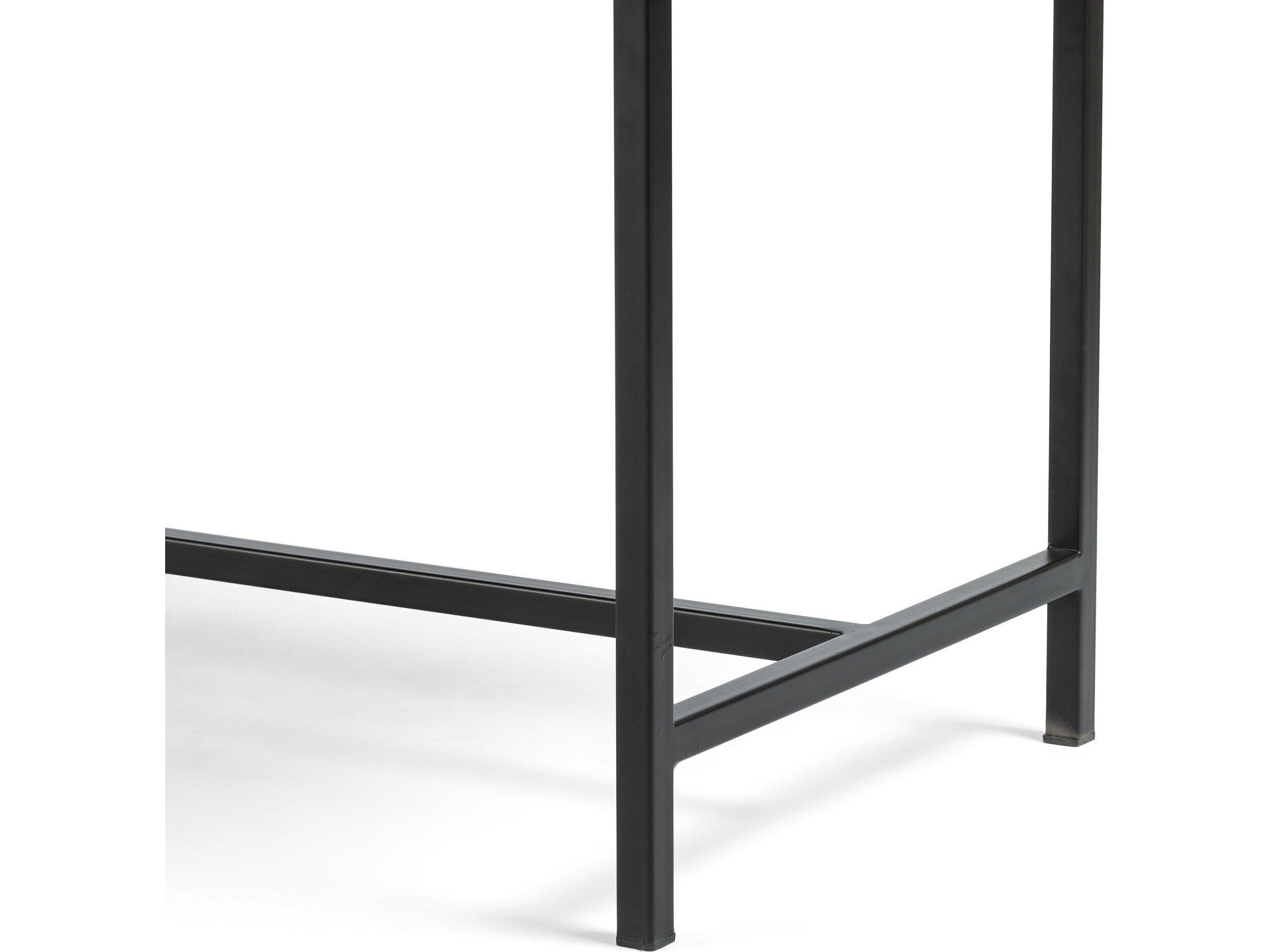 Four Hands Ashford Brown Leather Accent Bench