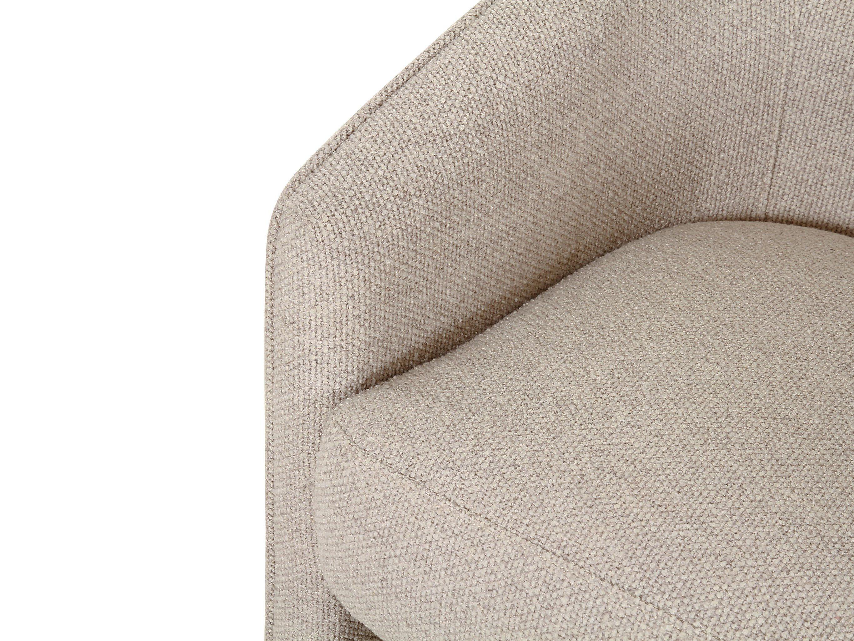 Four Hands Grayson Fae Beige Upholstered Arm Dining Chair