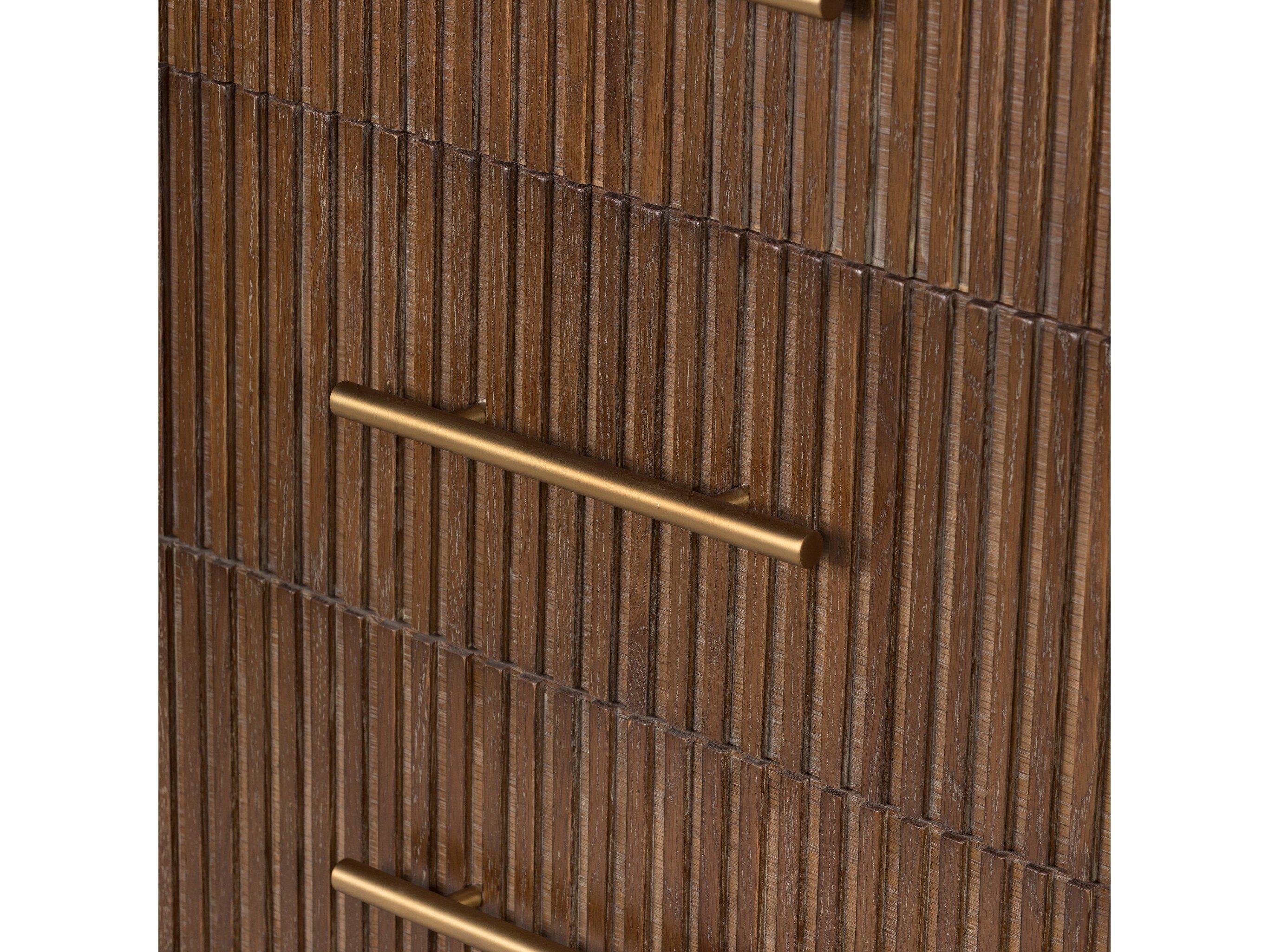 Four Hands Collins Fletcher 5 Drawer Dresser-Bluestone