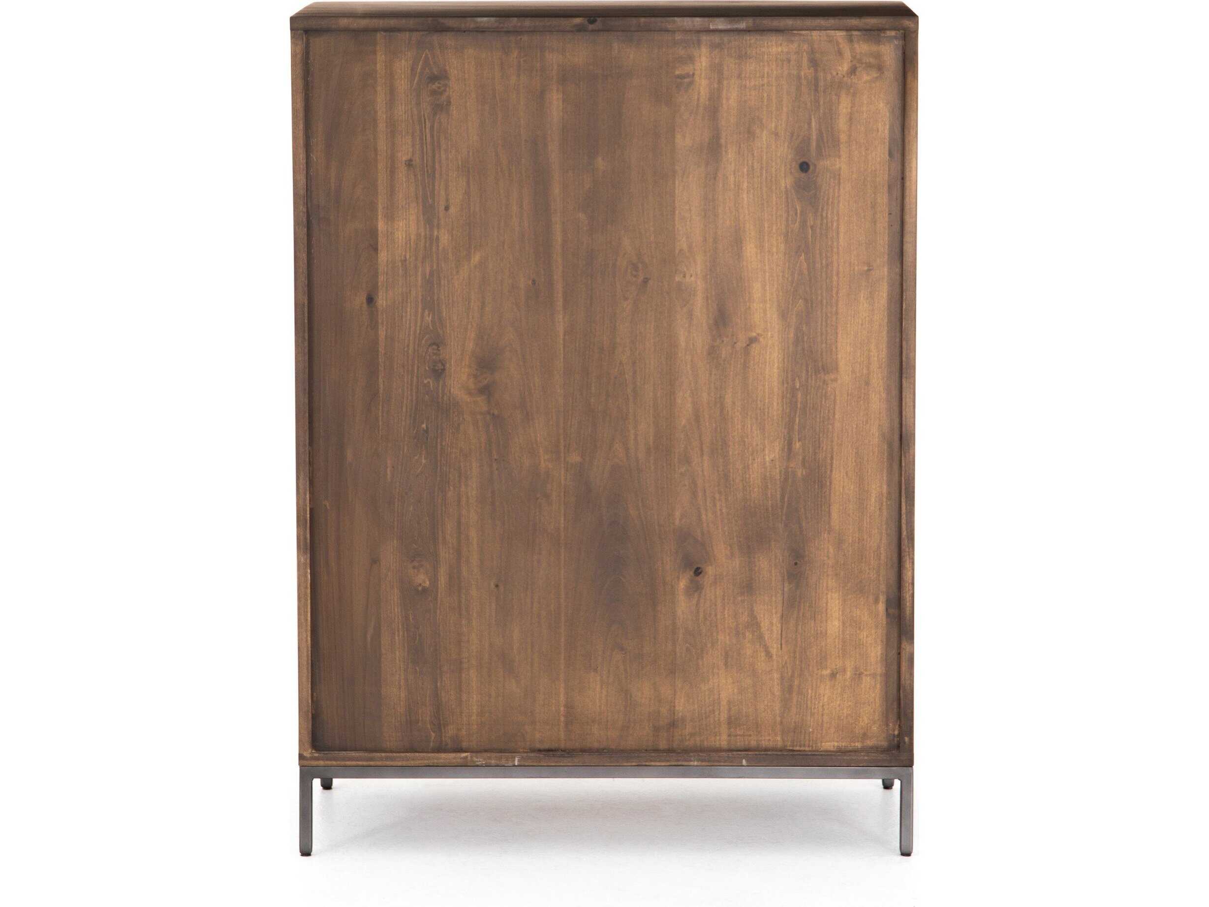 Four Hands Fulton Trey Auburn Poplar  Wood 5 Drawer Dresser