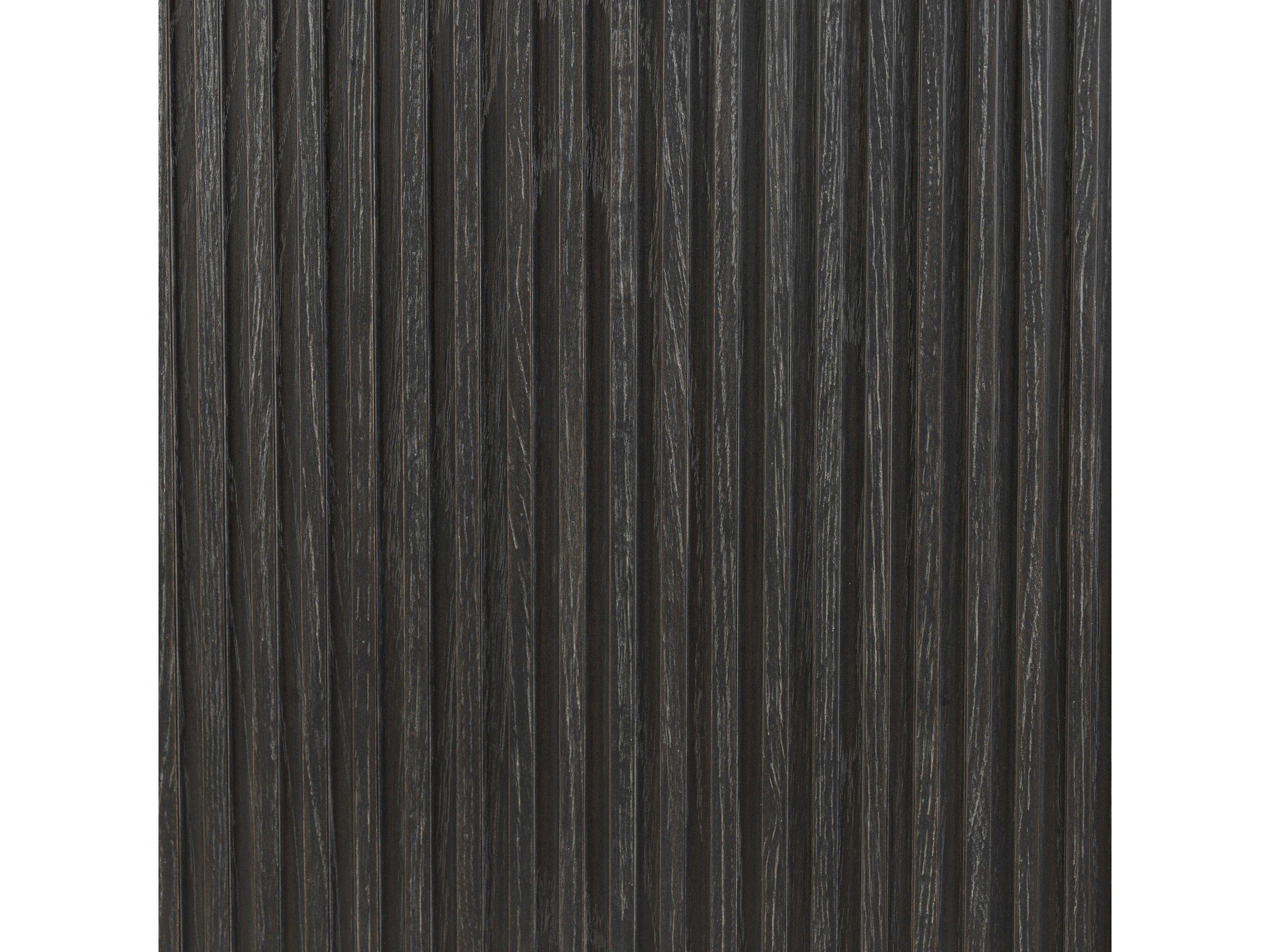 Four Hands Collins Fletcher Distressed Black Oak Wood 6 Drawer Dresser