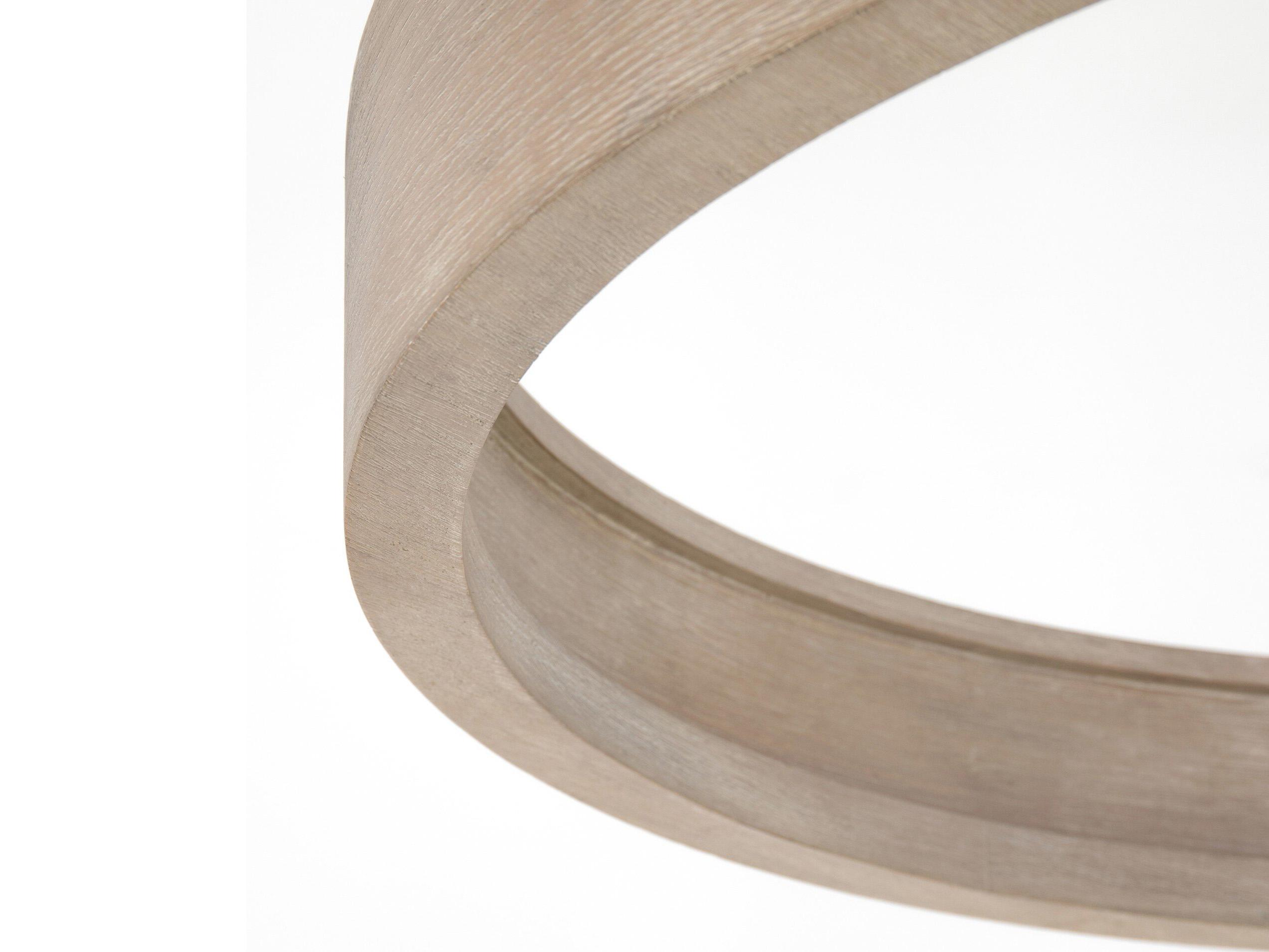 Four Hands Stockton Baum Brushed Oak Rubbed Down Bronze Round Pendant