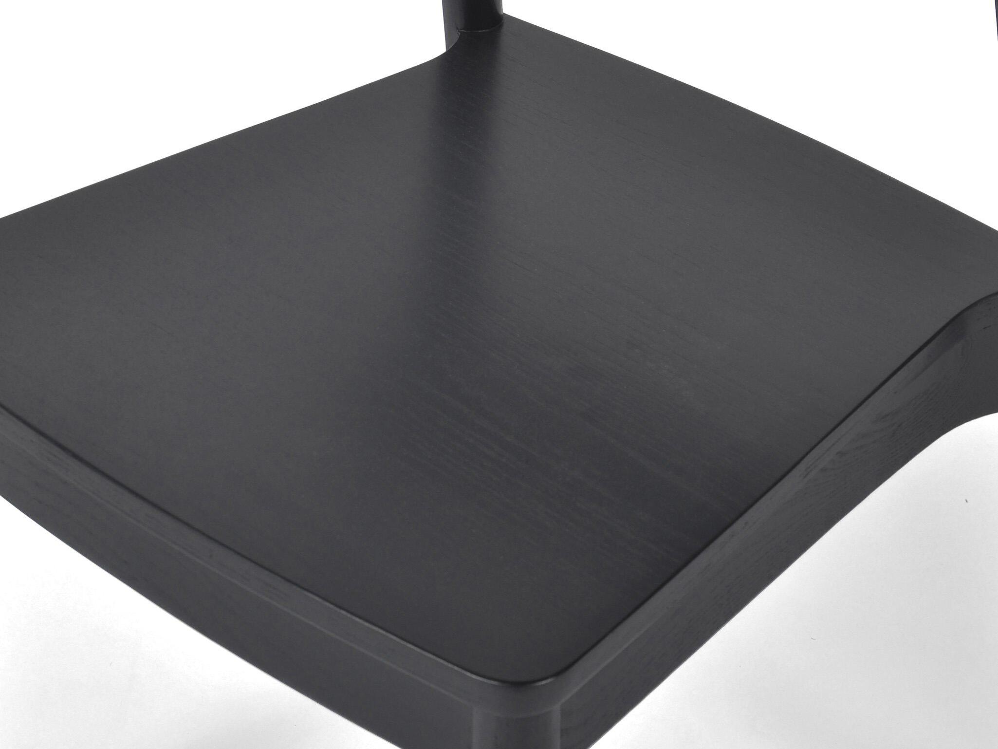 Four Hands Allston Maddie Ash Wood Black Side Dining Chair