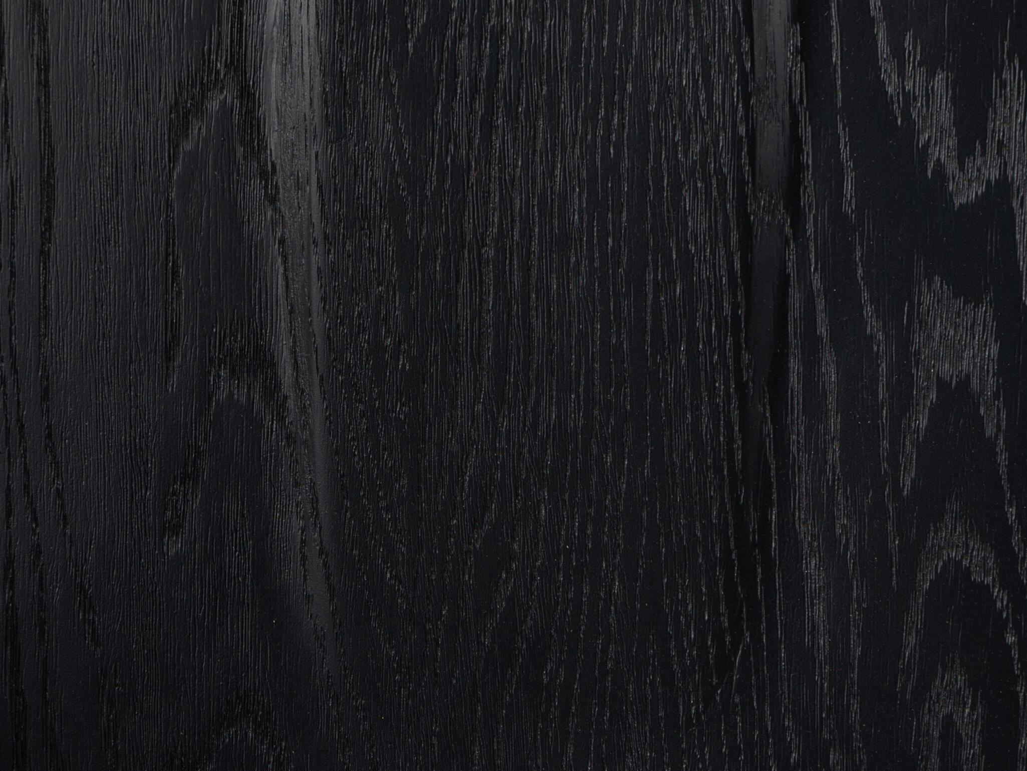 Four Hands Belfast Gregory Oak Wood Black Side Dining Chair