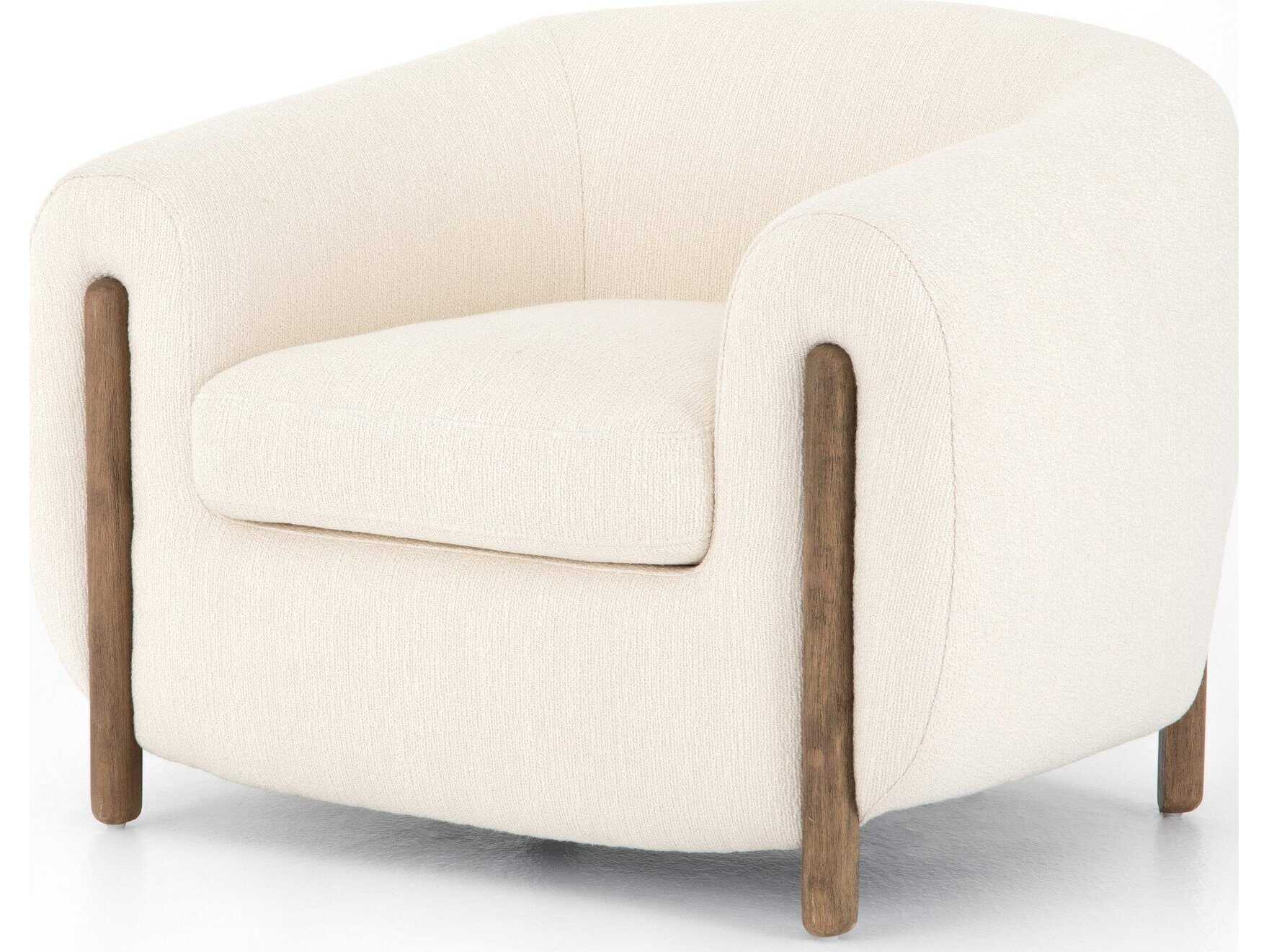 Four Hands Caswell Lyla White Fabric Accent Chair