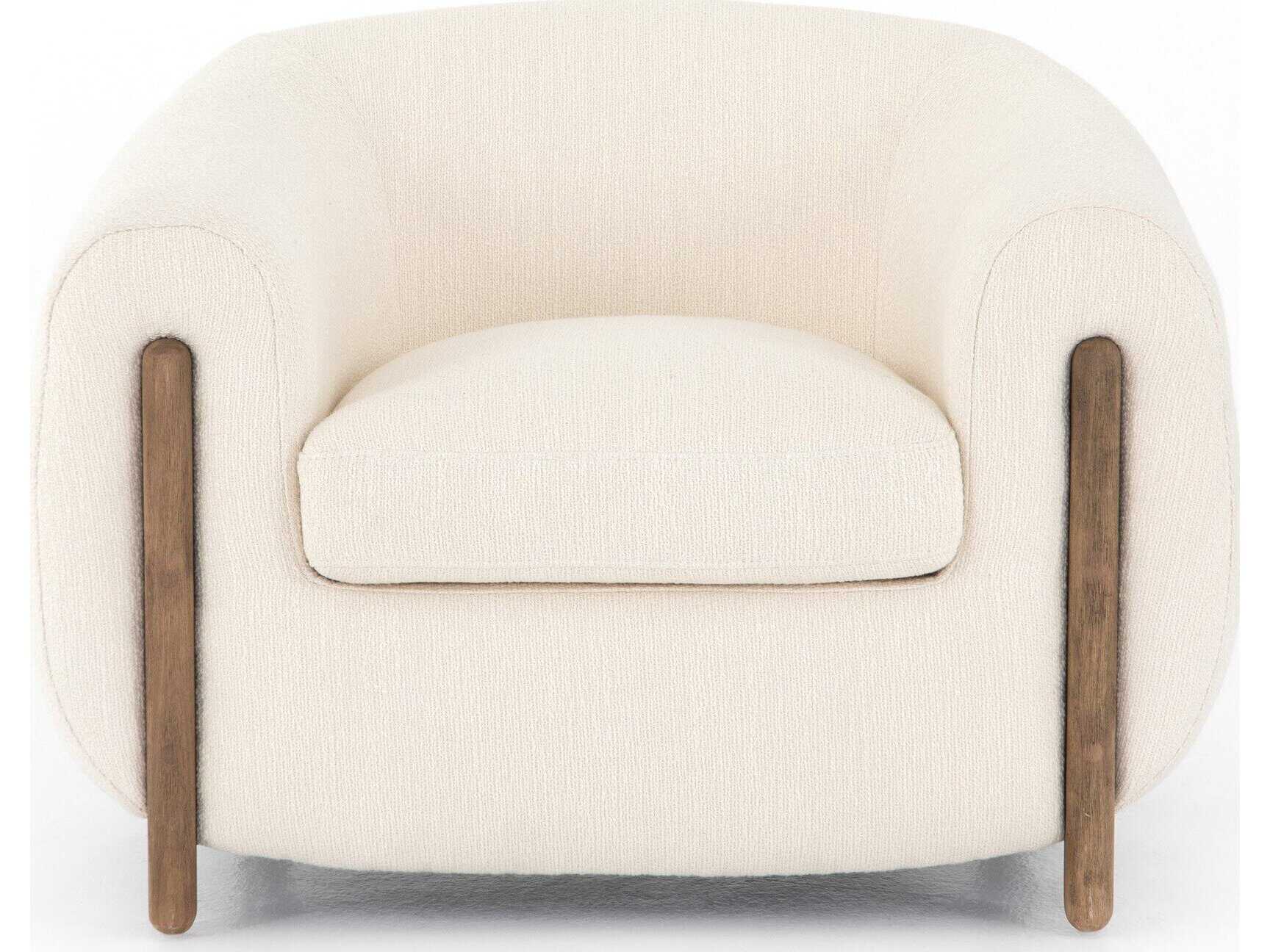 Four Hands Caswell Lyla White Fabric Accent Chair