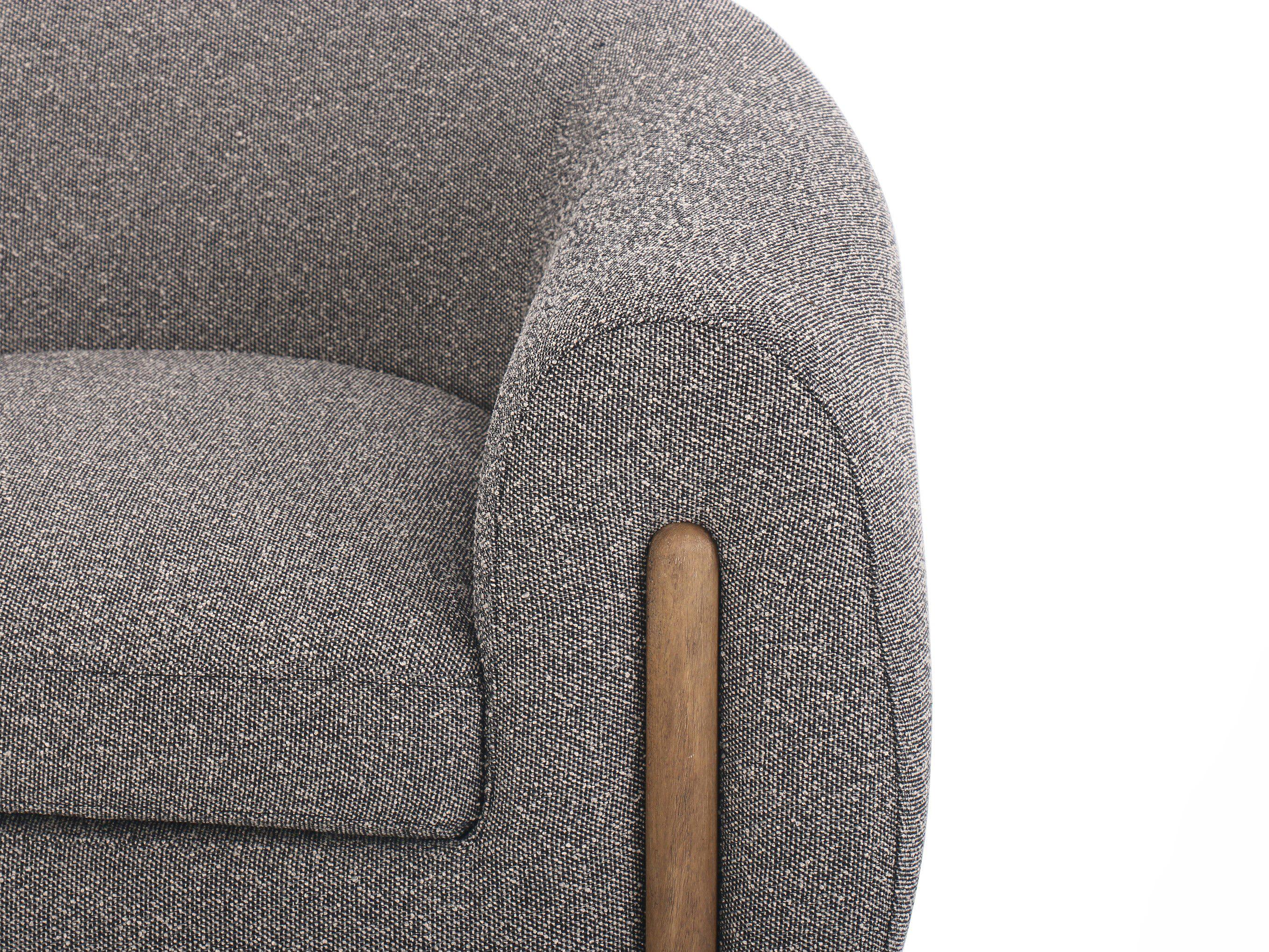 Four Hands Caswell Lyla Gray Fabric Accent Chair