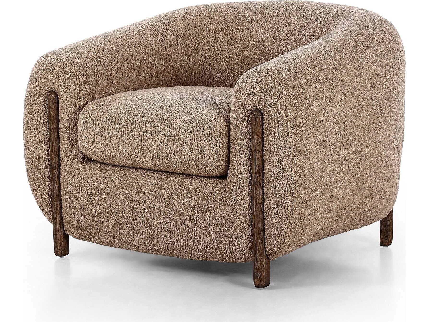 Four Hands Caswell Lyla Sheepskin Camel  Accent Chair