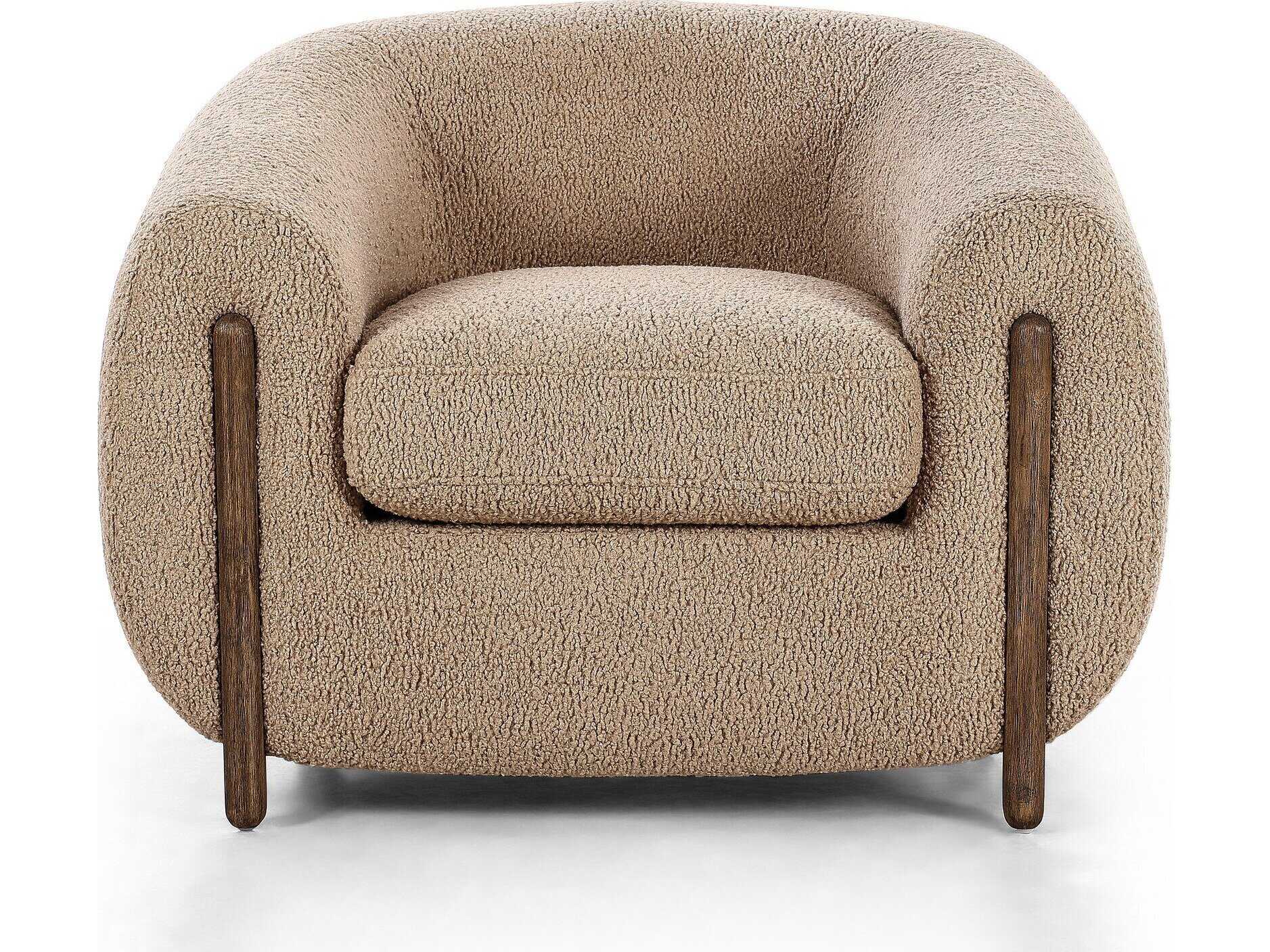 Four Hands Caswell Lyla Sheepskin Camel  Accent Chair