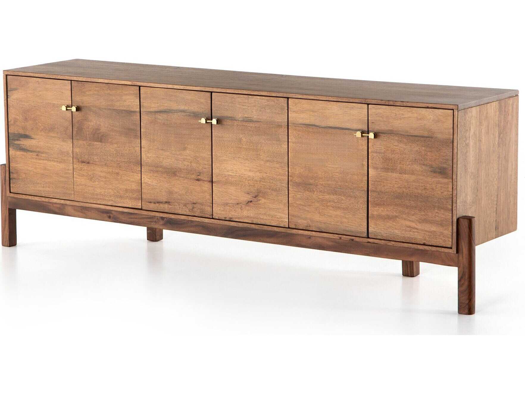 Four Hands Merritt Reza Smoked Honey Media Console