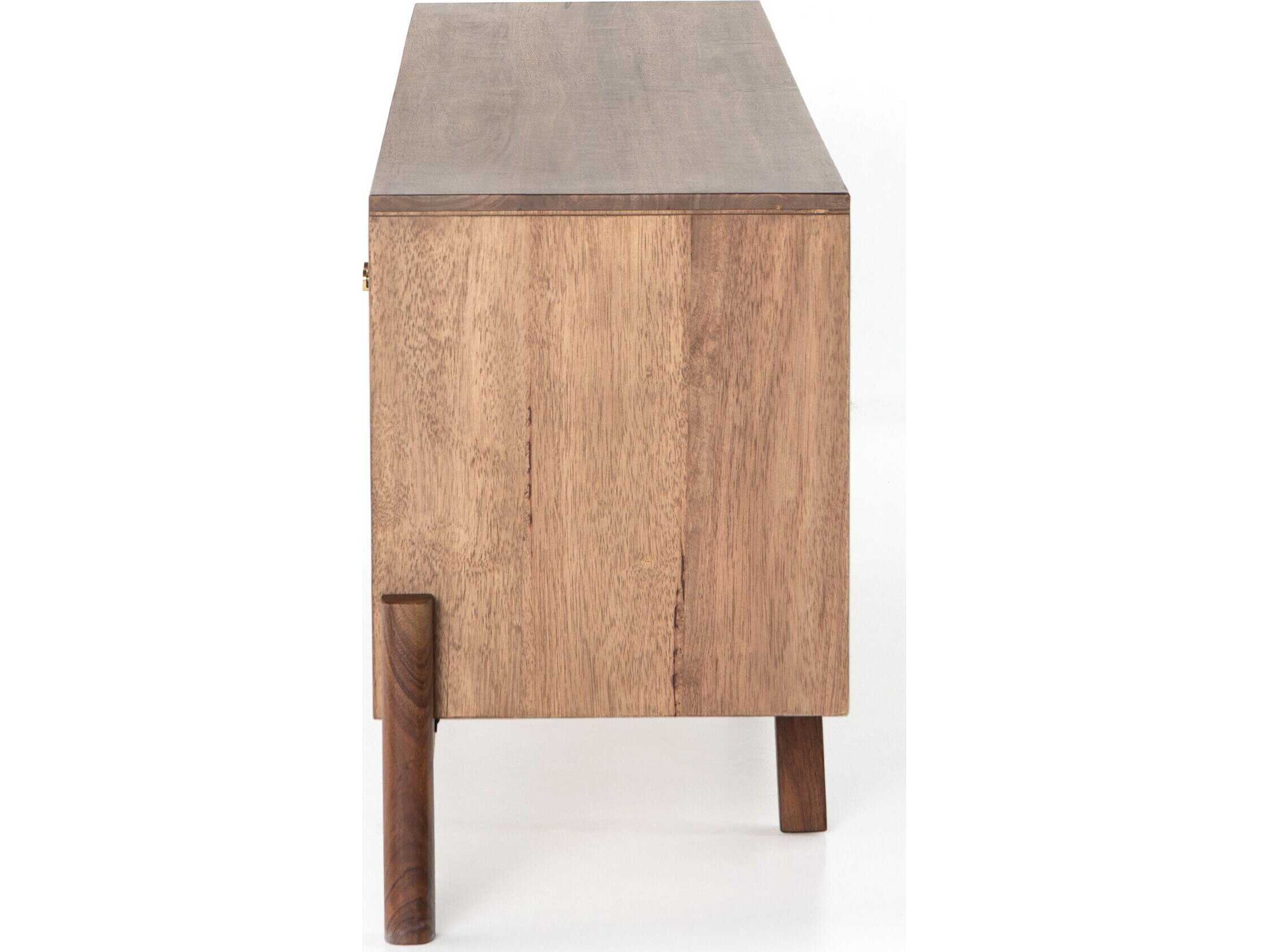 Four Hands Merritt Reza Smoked Honey Media Console