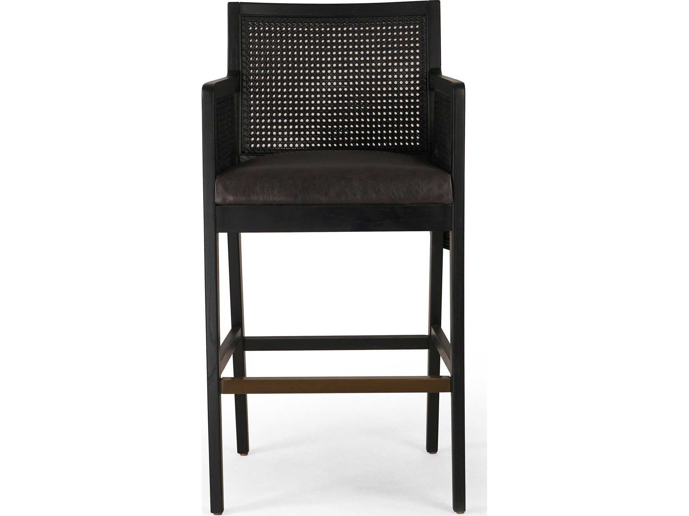 Four Hands Keston Antonia Sonoma Black  Counter Stool