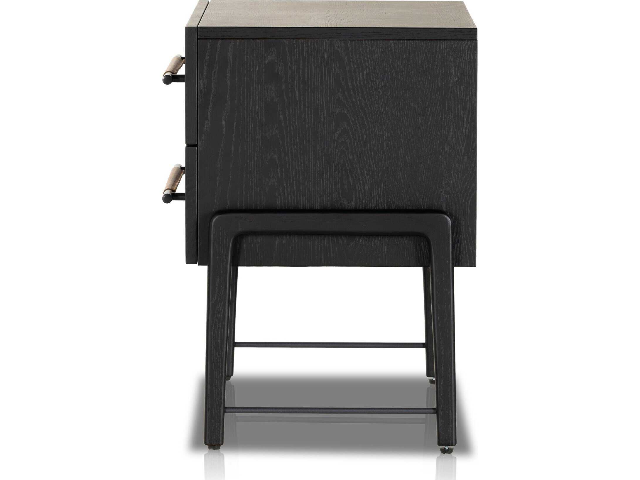 Four Hands Filmore Rosedale 2-Drawers Oak Wood Nightstand