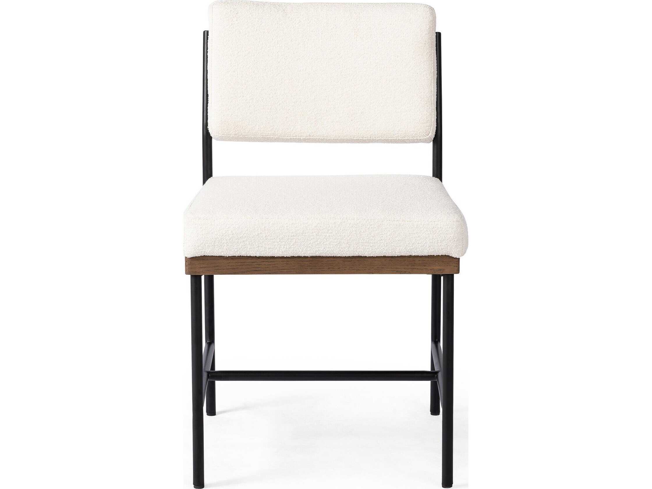 Four Hands Ashford Benton Fayette Cloud Upholstered Oak Wood Dining Chair