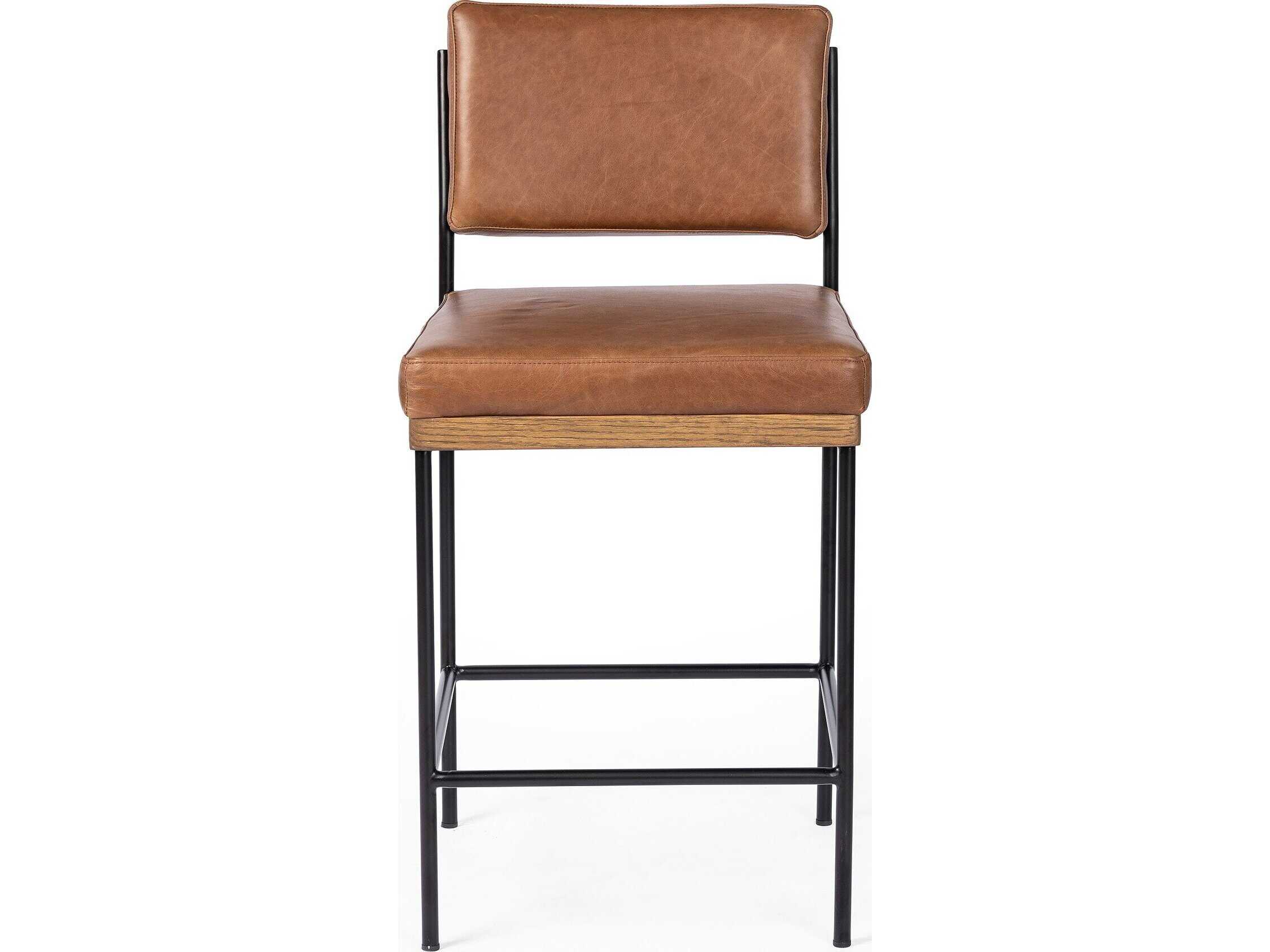 Four Hands Ashford Benton Sonoma Chestnut Counter Stool