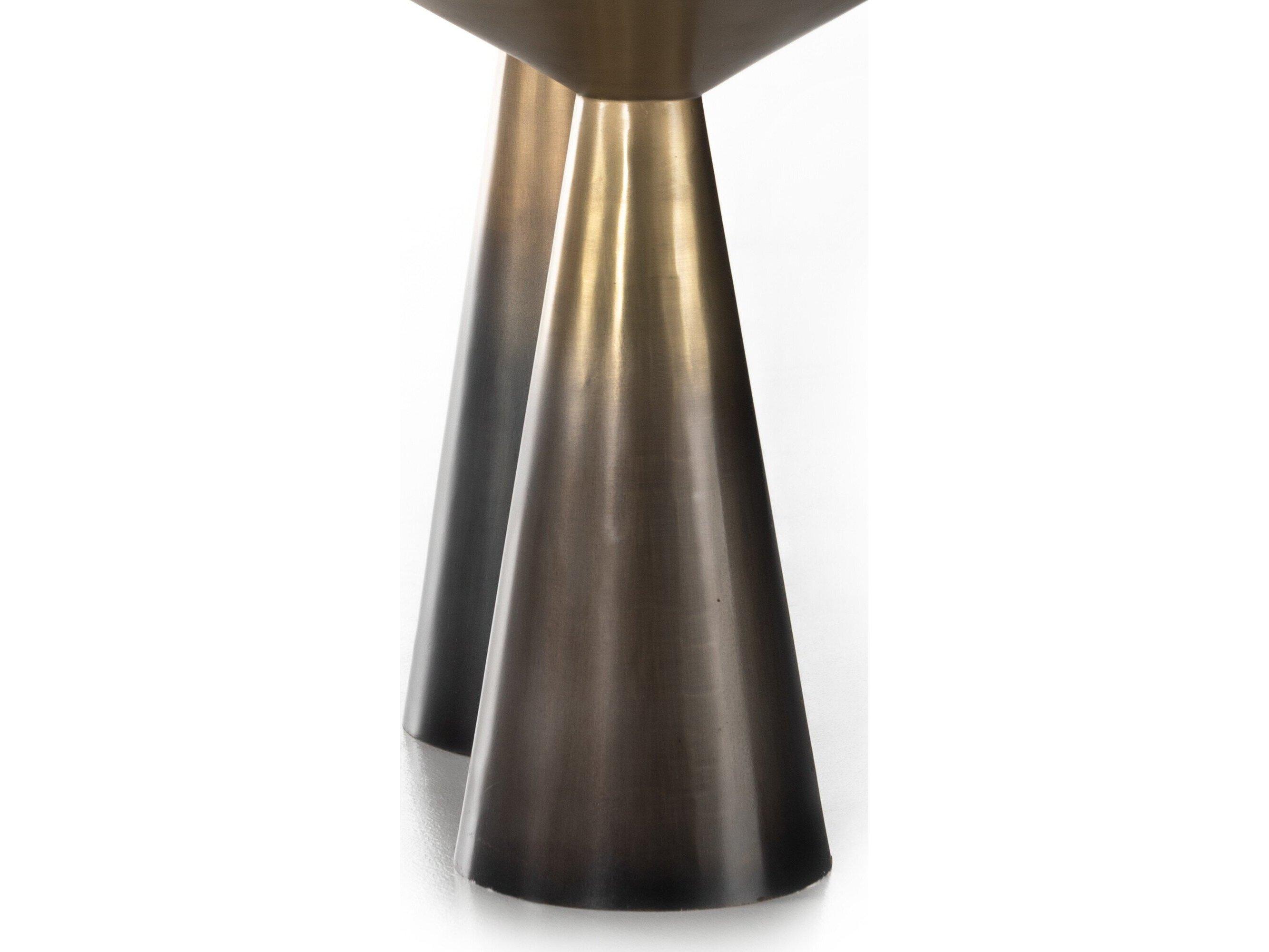 Four Hands Asher Cameron Accent Tables Set Of 2-Brass