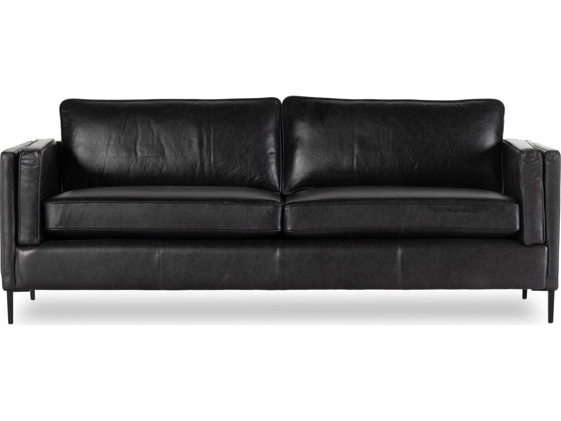 Four Hands Norwood Emery Sonoma Black Upholstered Sofa