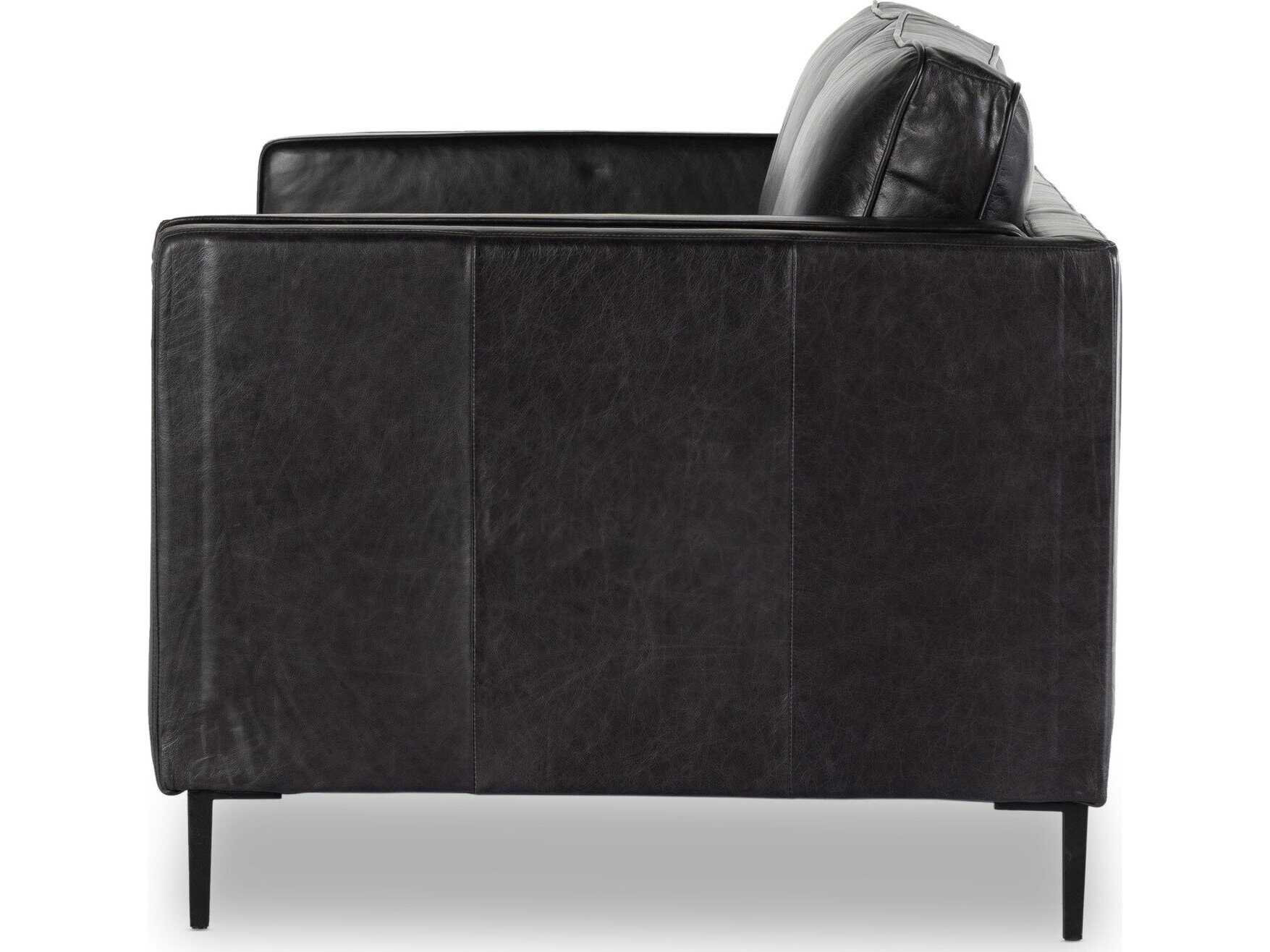 Four Hands Norwood Emery Sonoma Black Upholstered Sofa