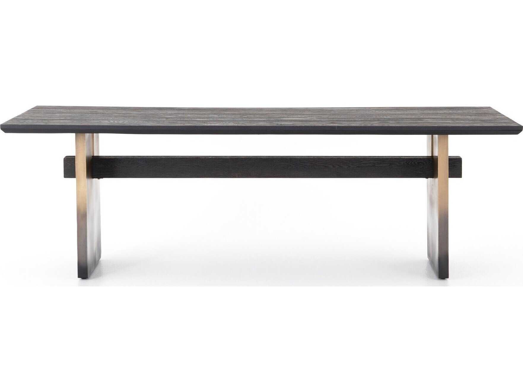 Four Hands Merritt Brennan Worn Black Dining Table