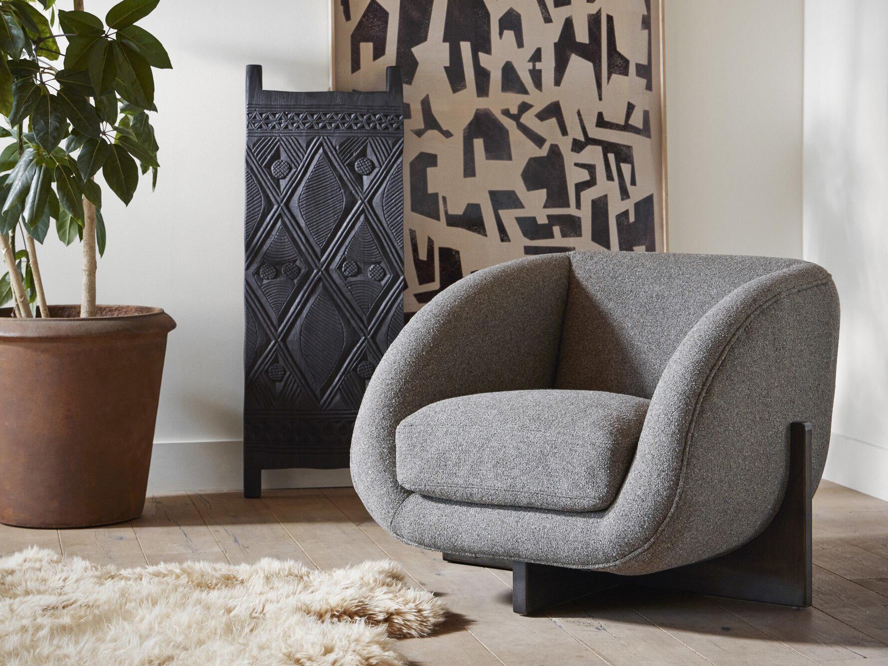 Four Hands Mateo Lalo 8 x 10 Beige Lambskin Rug