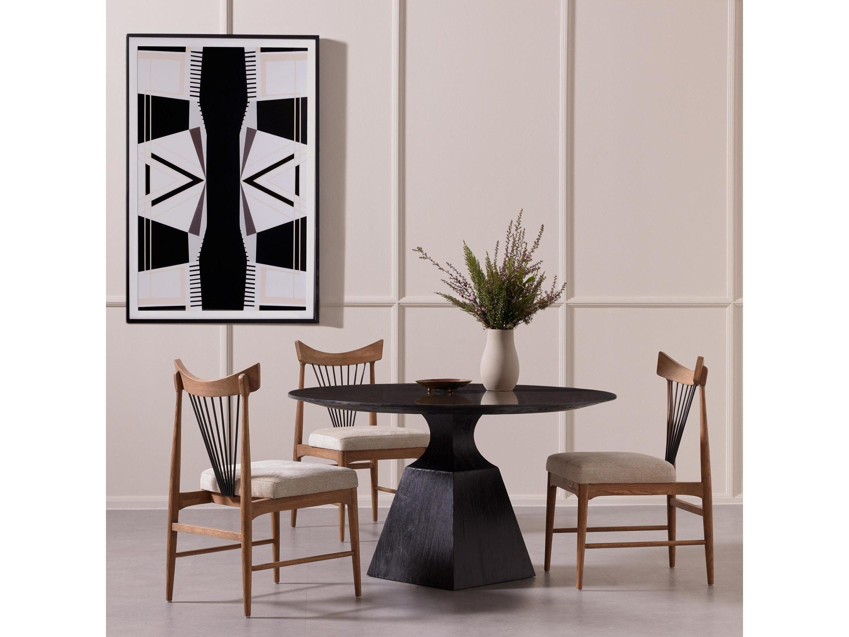 Four Hands Hughes Sargon Bluestone Dining Table