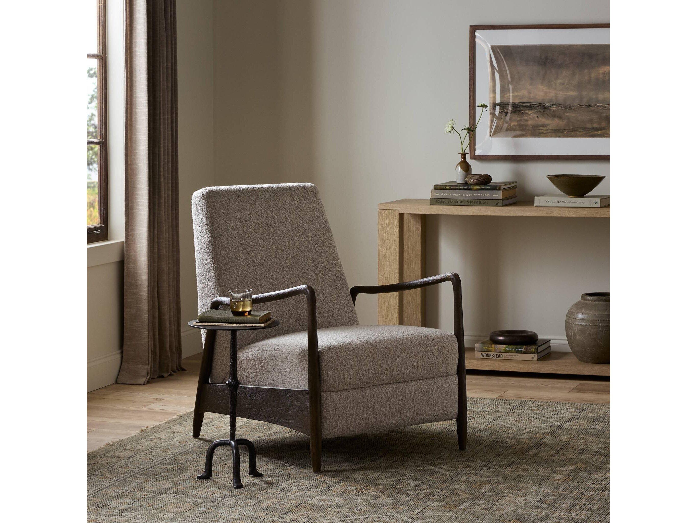 Four Hands Kensington Braden White Accent Chair