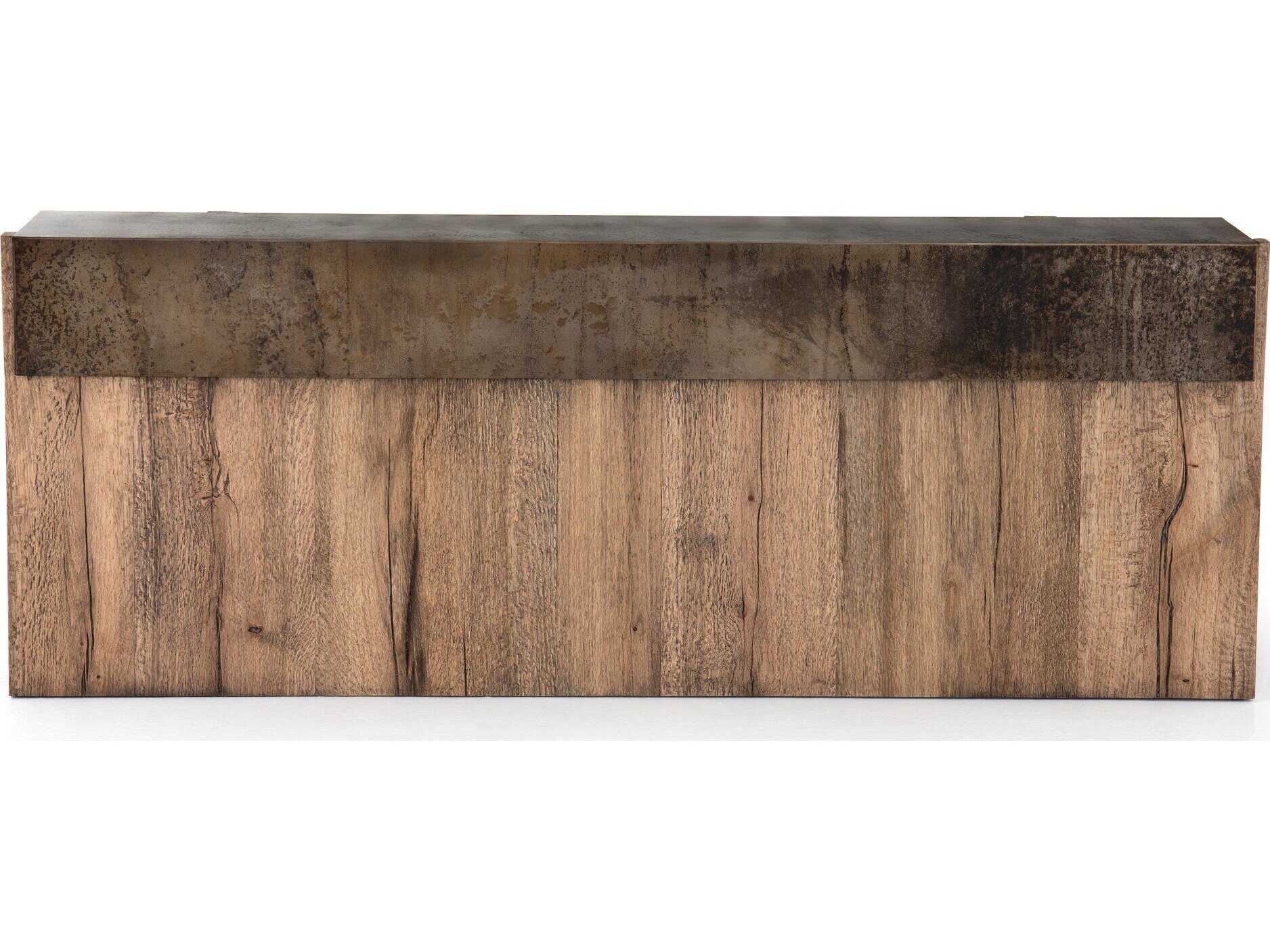 Four Hands Wesson Bingham Rustic Oak Console Table