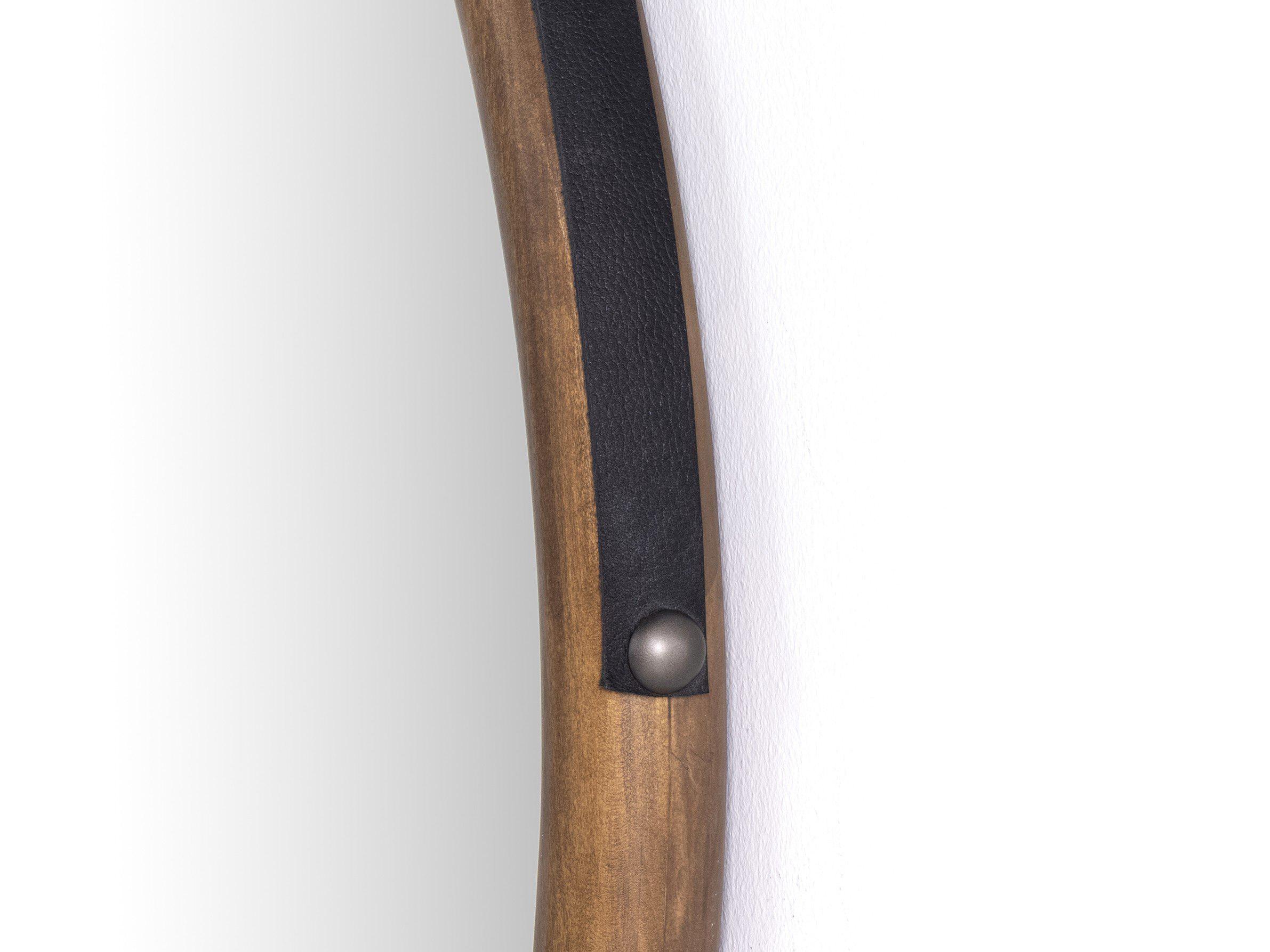 Four Hands Fulton Des Auburn Poplar Round Mirror