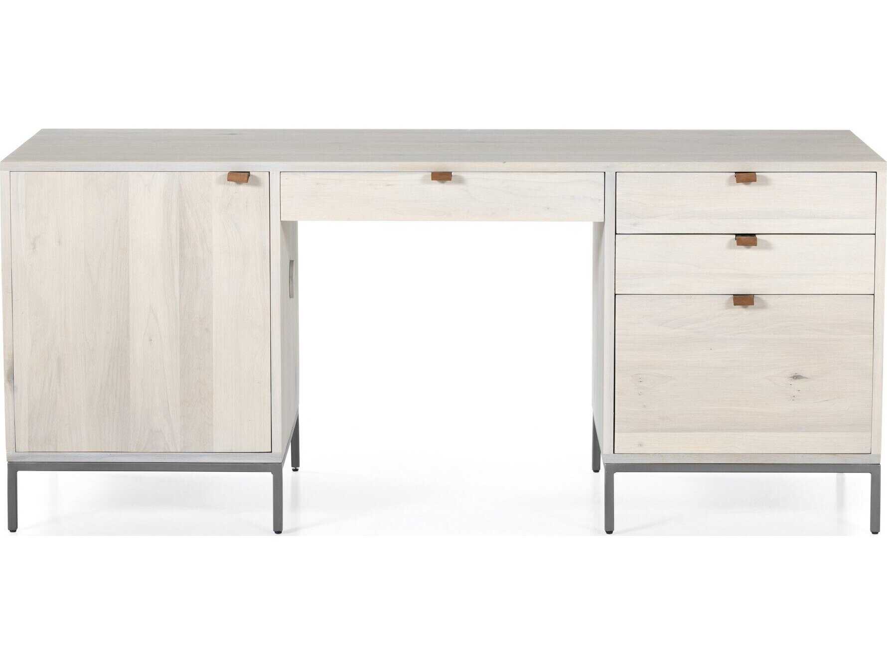 Four Hands Fulton Trey Dove Poplar  Wood Executive Desk