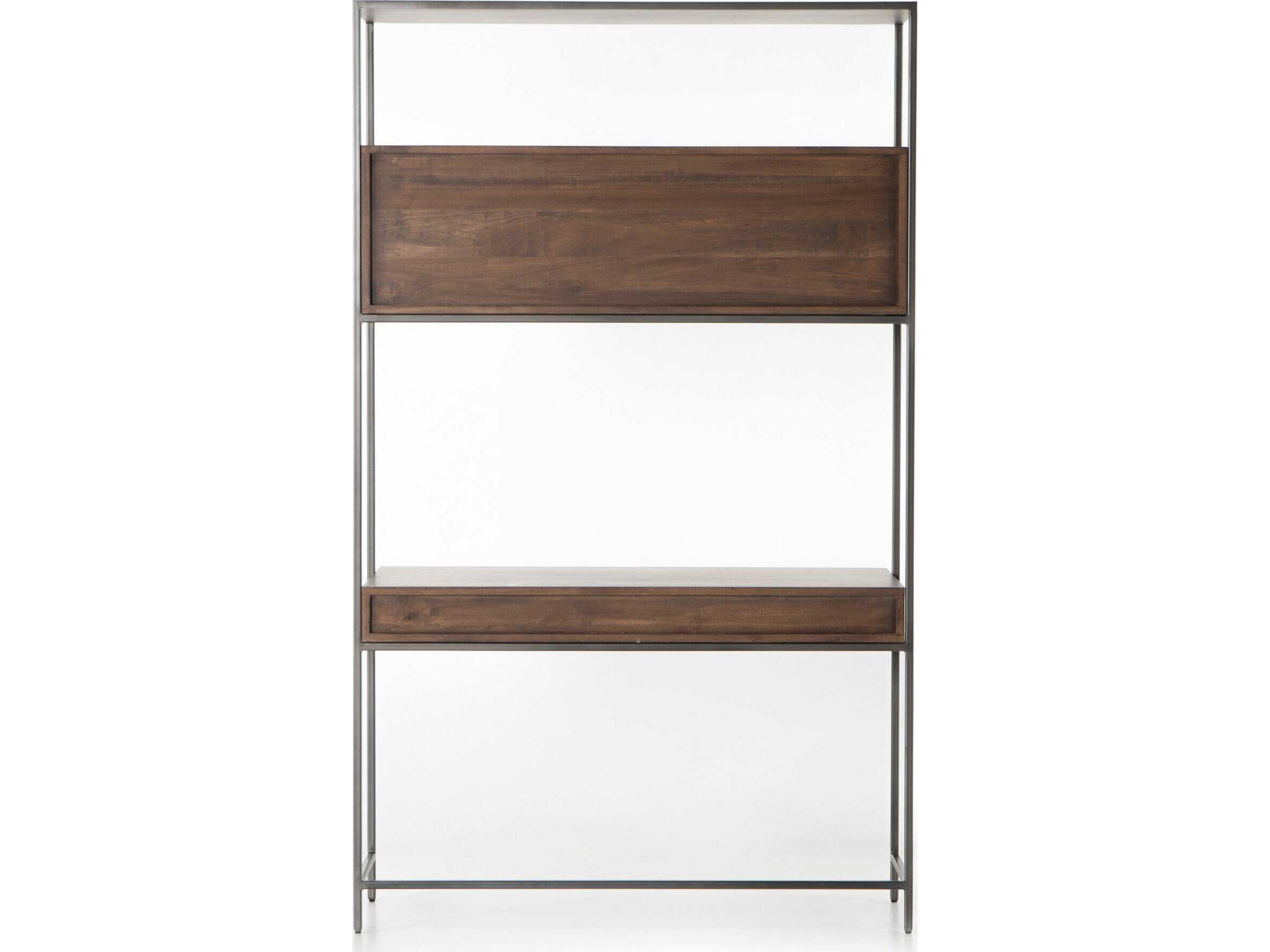 Four Hands Fulton Trey Auburn Poplar  Wood Modular Wall Desk