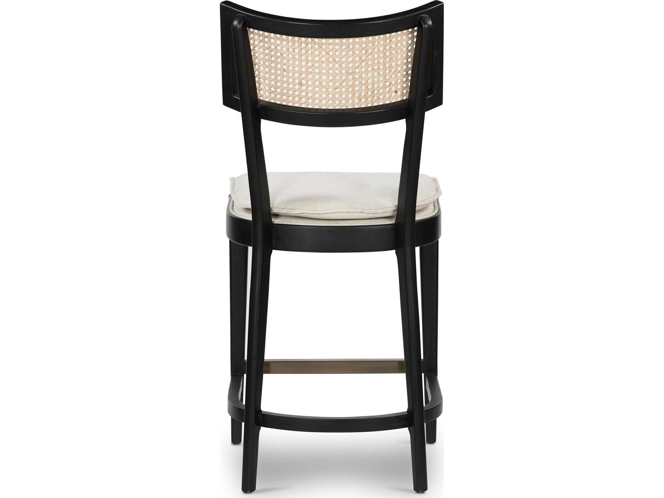 Four Hands Caswell Britt Savile Flax Upholstered Counter Stool