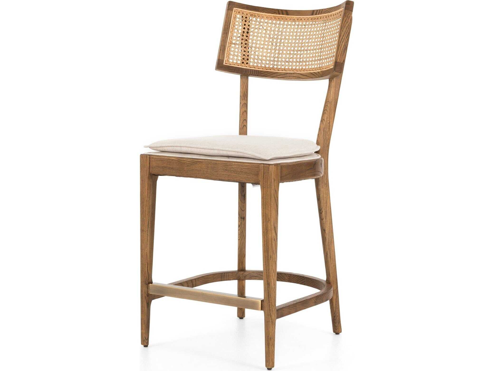 Four Hands Caswell Britt Savile Flax Counter Stool