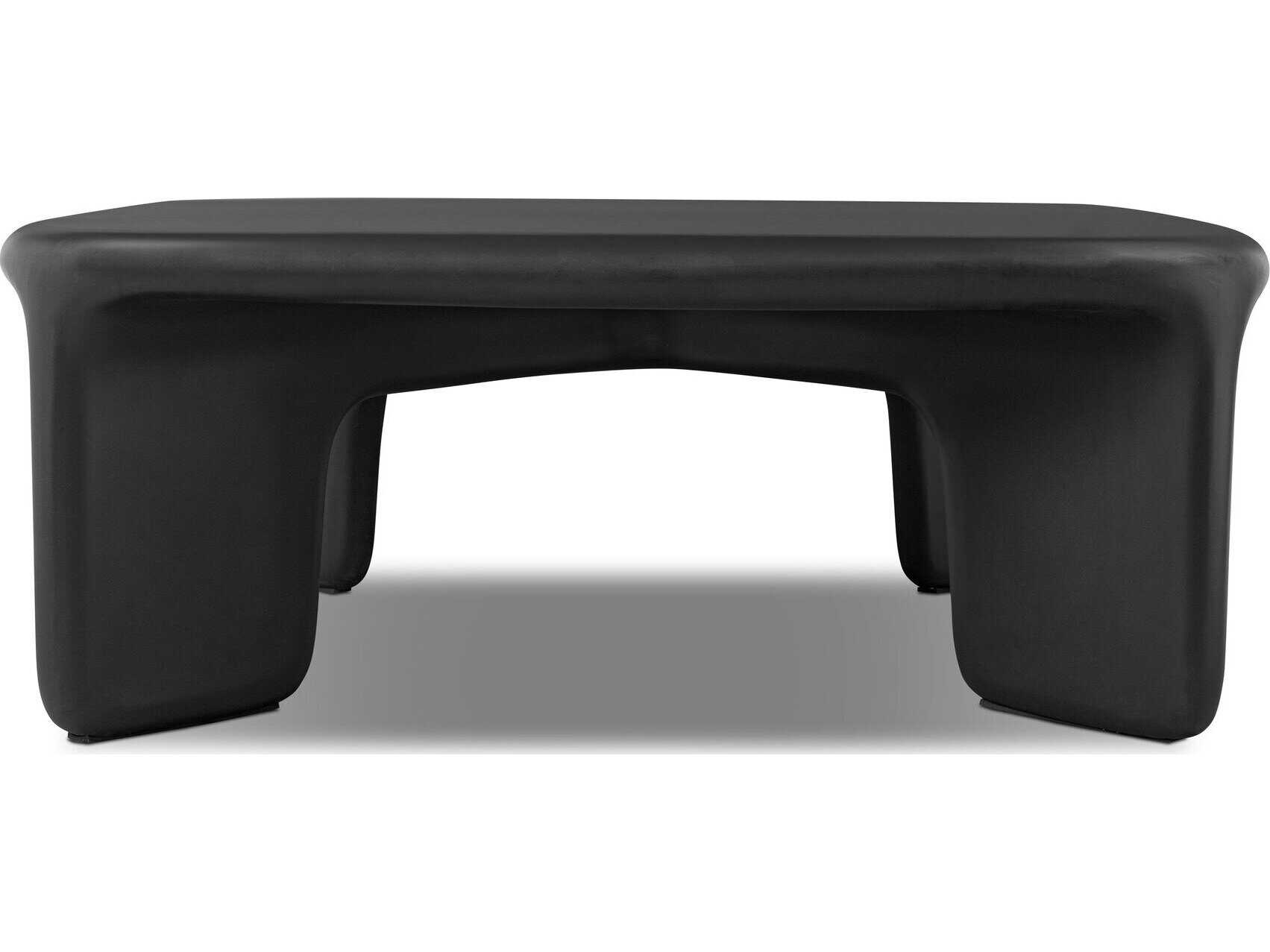 Four Hands Thayer Dante Black Concrete Coffee Table