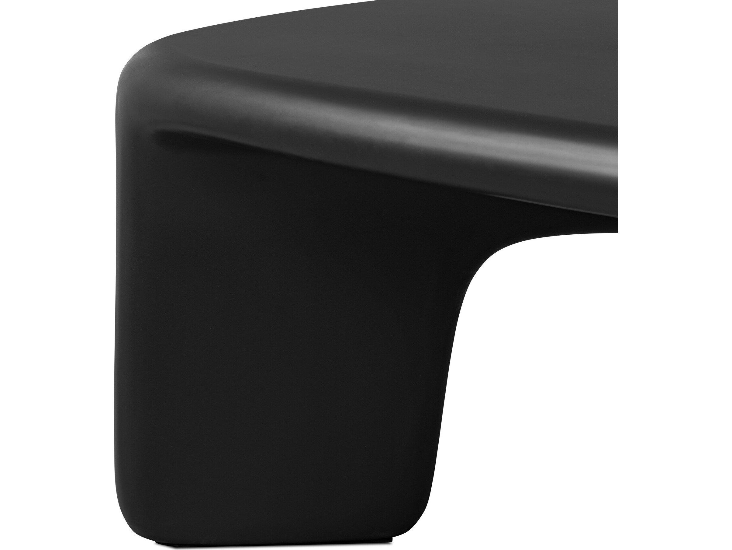 Four Hands Thayer Dante Black Concrete Coffee Table