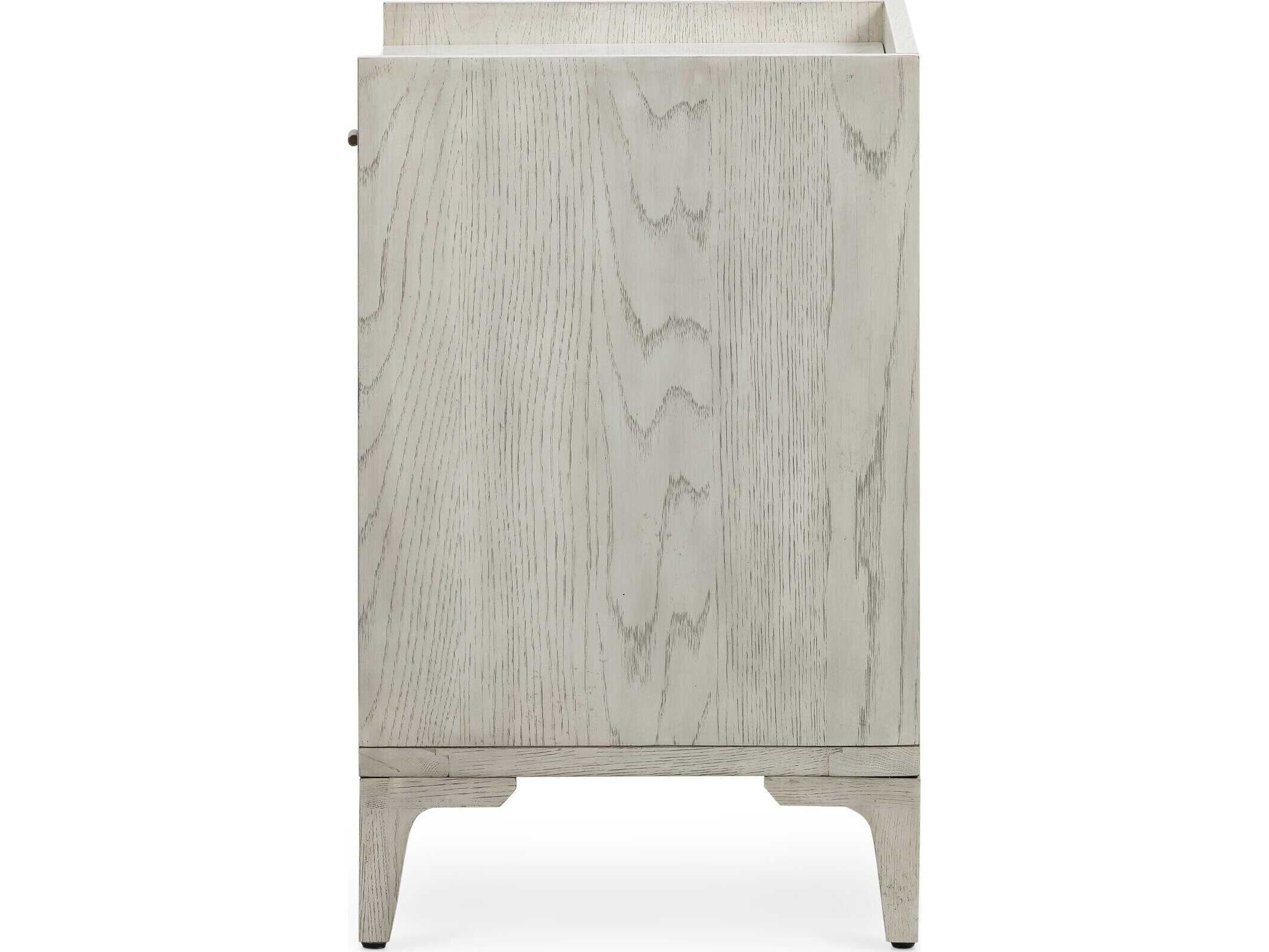 Four Hands Haiden Viggo 1-Drawer White Oak Wood Nightstand