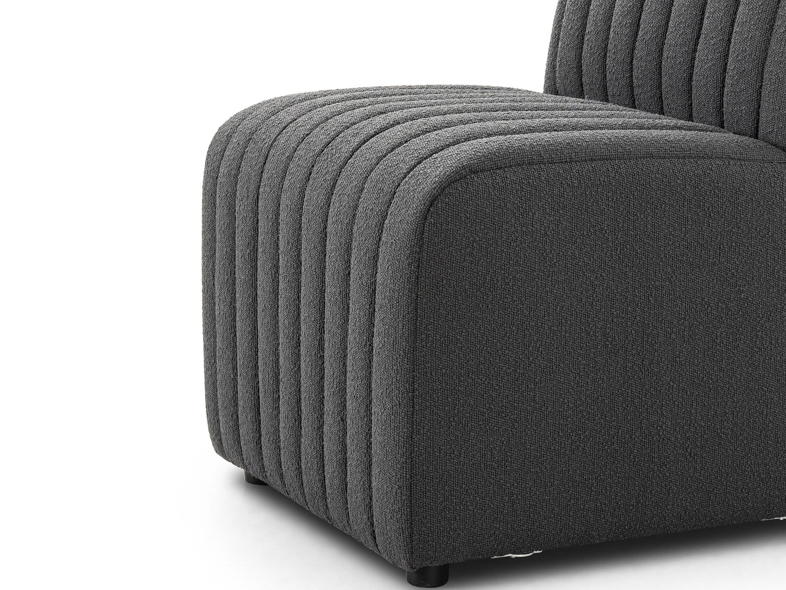 Four Hands Grayson Augustine Black Upholstered Side Dining Chair