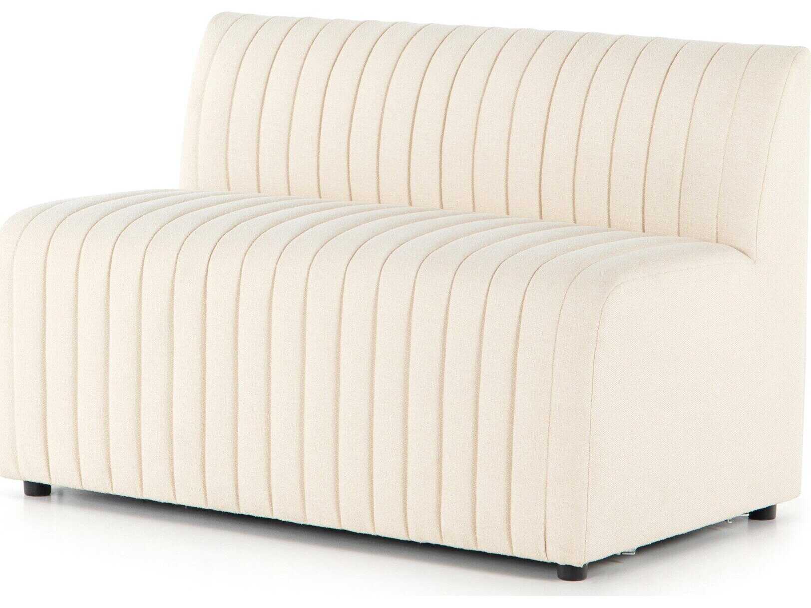 Four Hands Grayson Capri Oatmeal Cream Upholstered Accent Bench