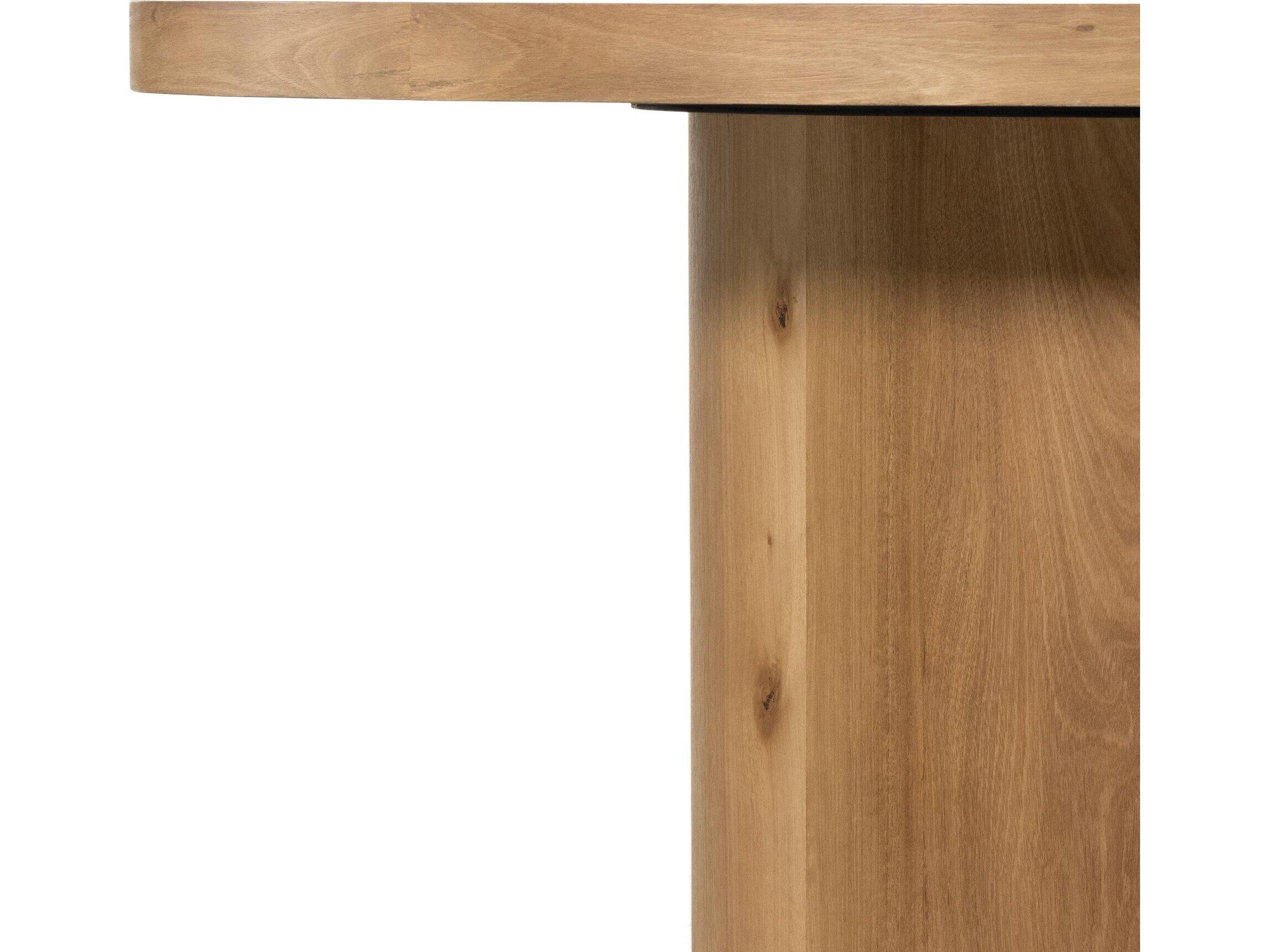 Four Hands Wesson Hudson Round Wood Natural Yukas Dining Table