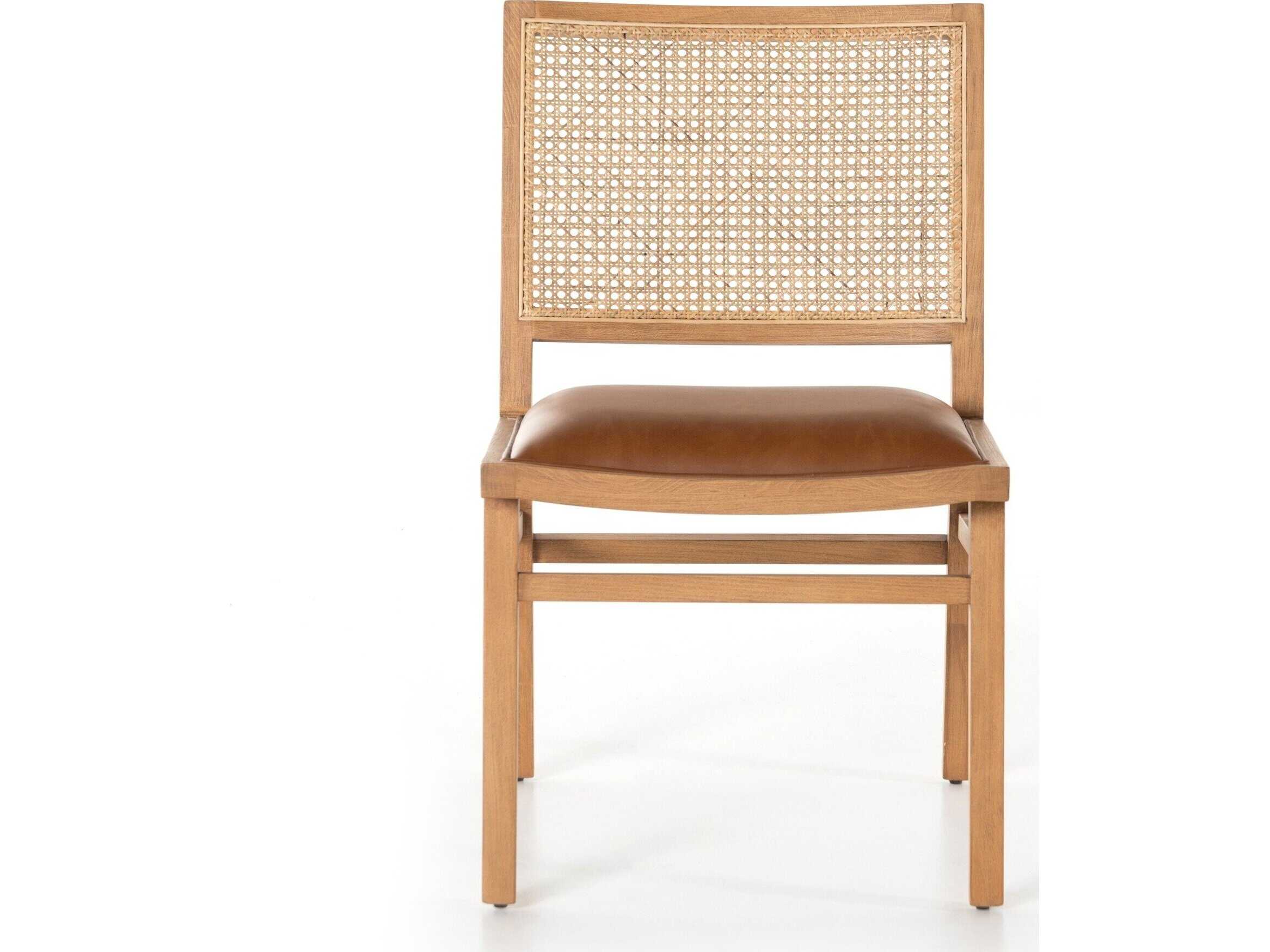 Four Hands Caswell Sage Beech Wood Natural Side Dining Chair