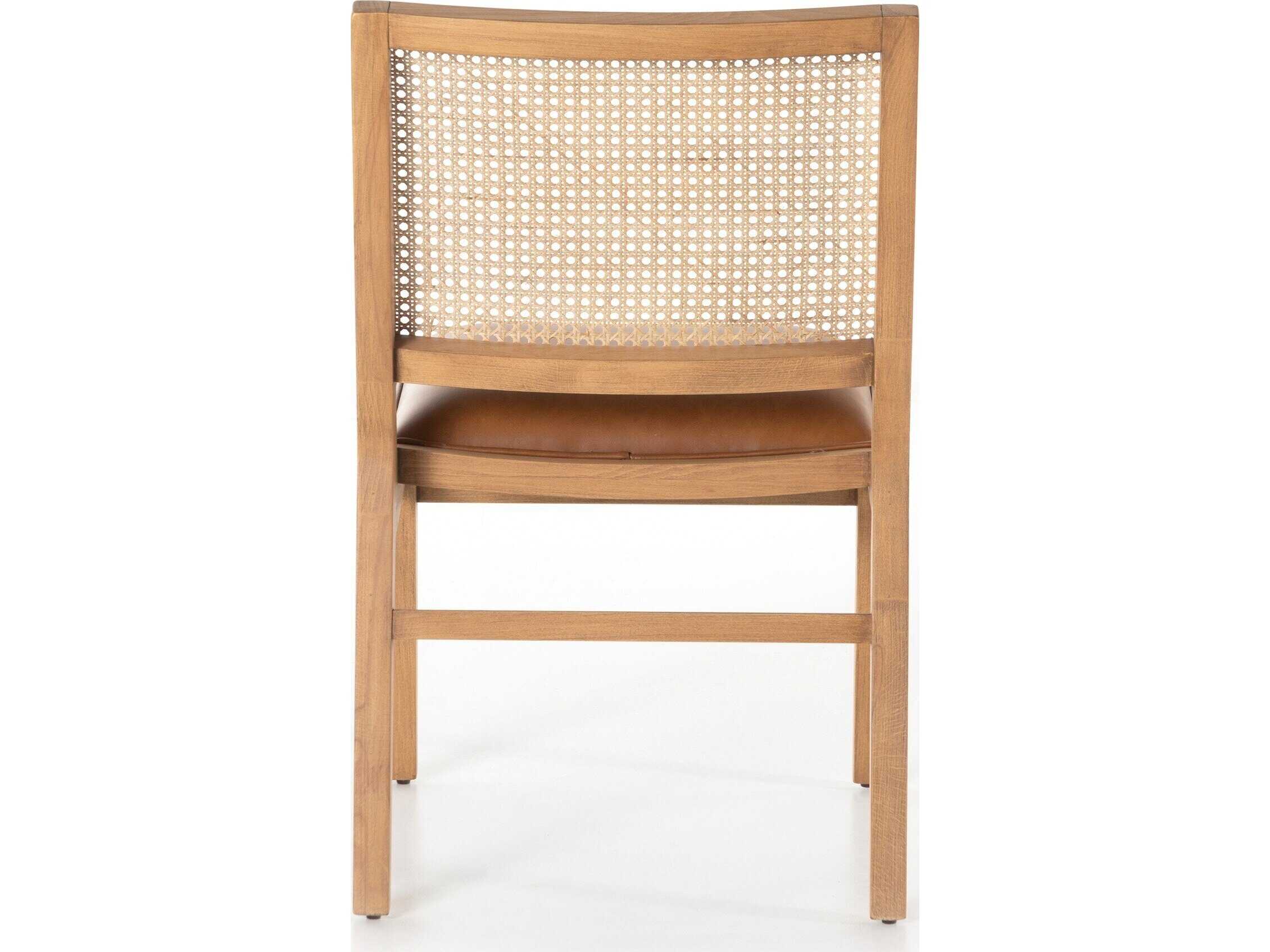 Four Hands Caswell Sage Beech Wood Natural Side Dining Chair