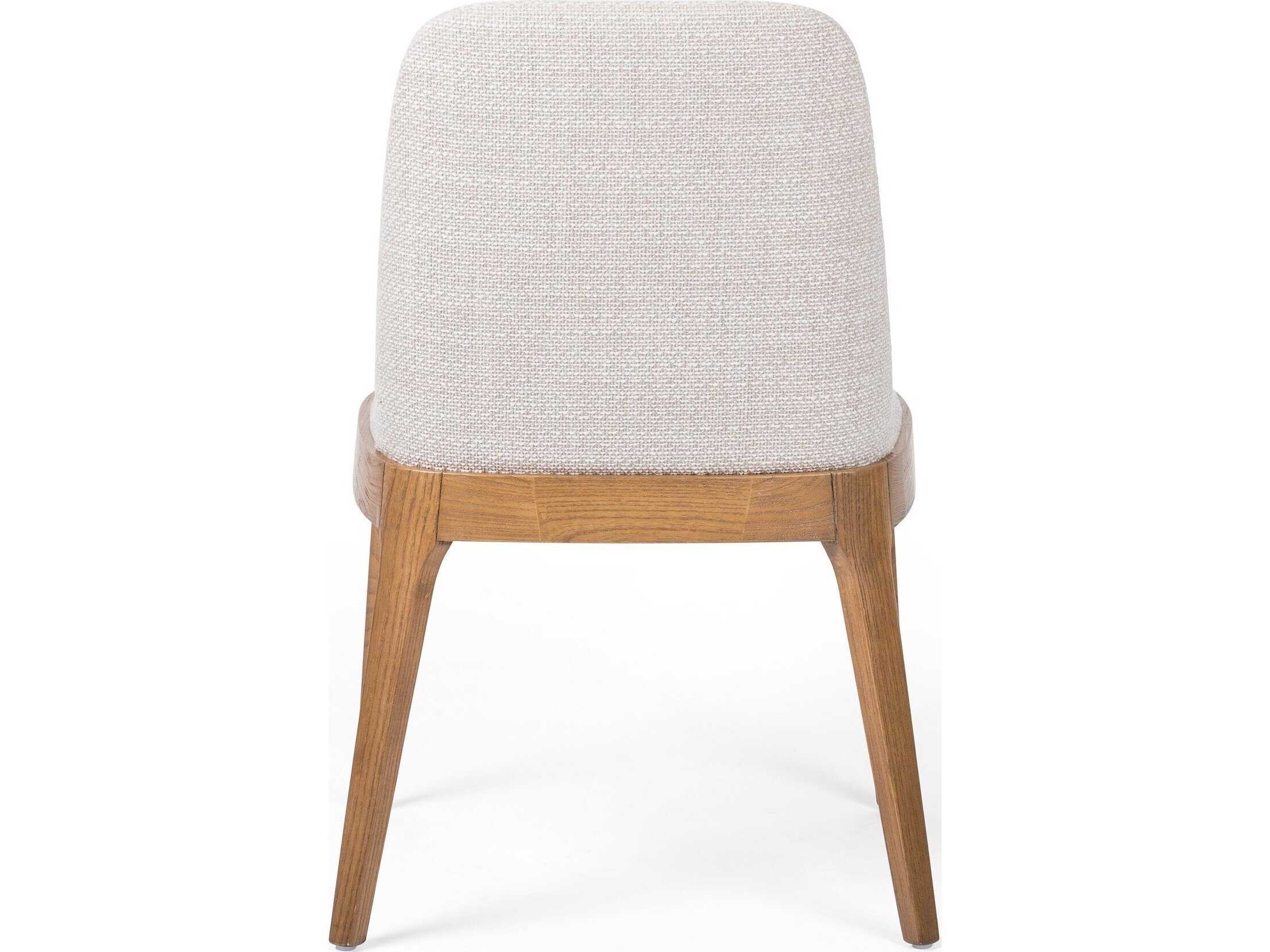Four Hands Townsend Bryce Solid Wood Beige Upholstered Side Dining Chair