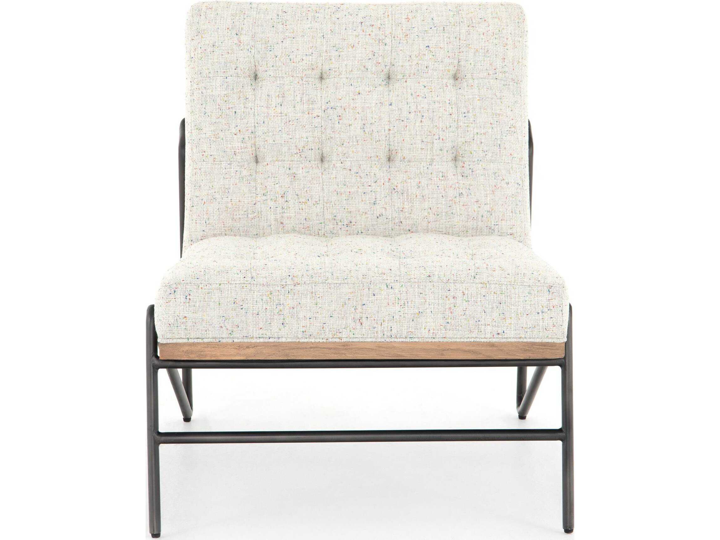 Four Hands Westgate Romy Gray Fabric Accent Chair