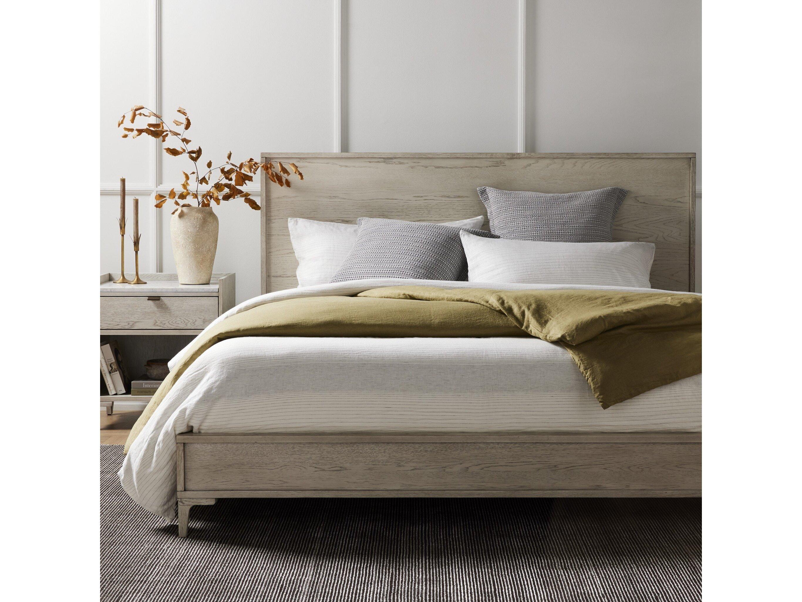 Four Hands Haiden Viggo White Oak Wood King Platform Bed