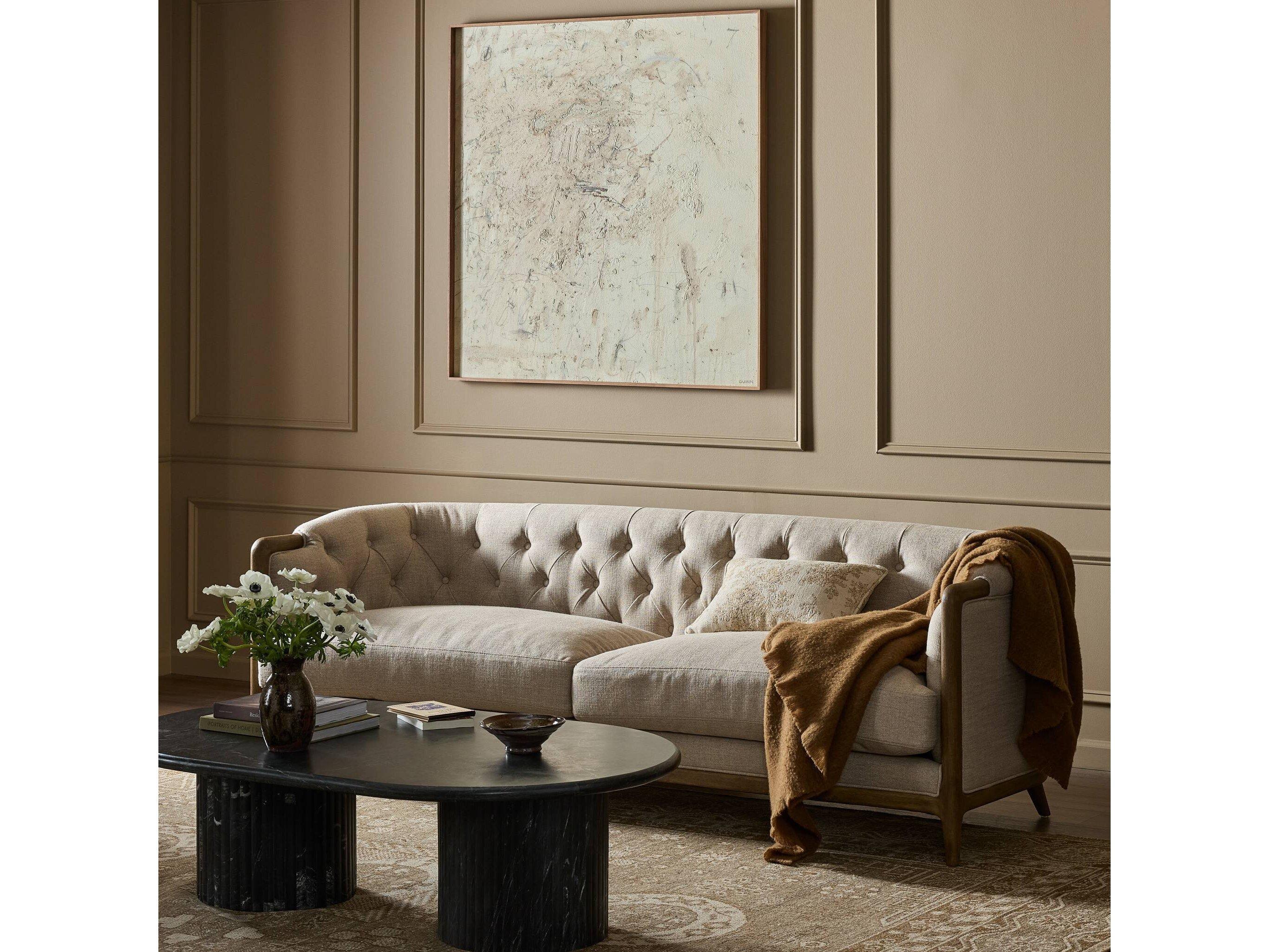 Four Hands Kensington Ellsworth Gray Upholstered Sofa