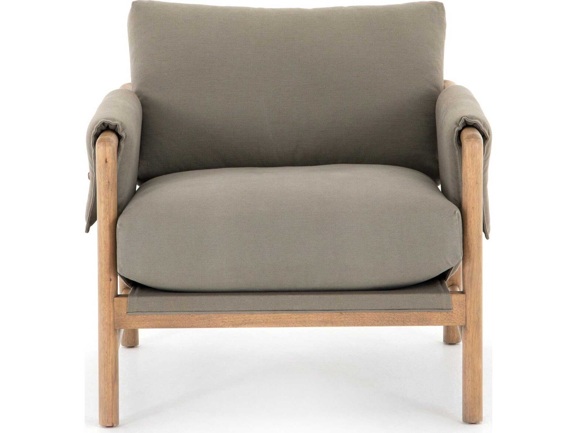 Four Hands Belfast Harrison Green Fabric Accent Chair