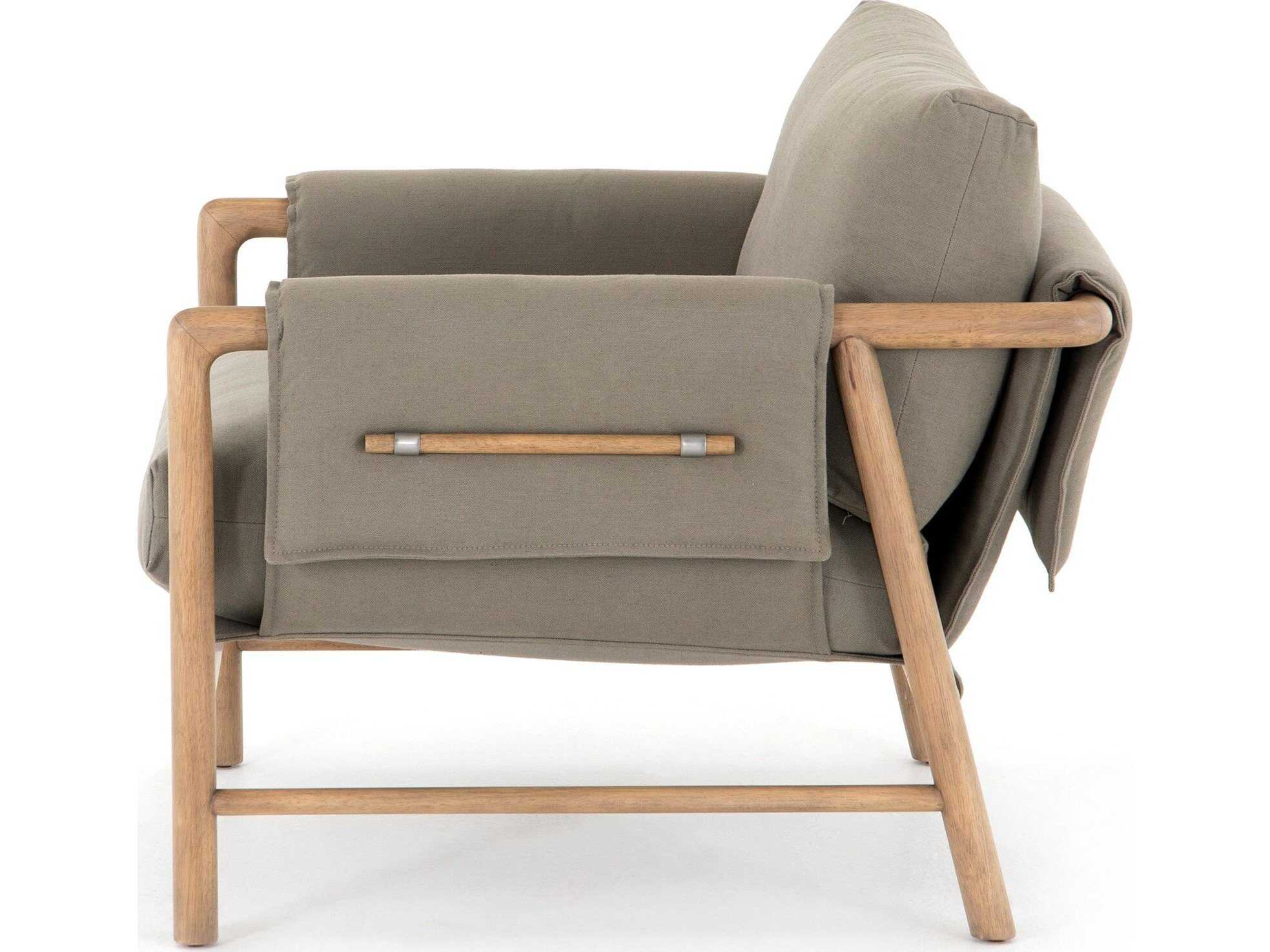 Four Hands Belfast Harrison Green Fabric Accent Chair