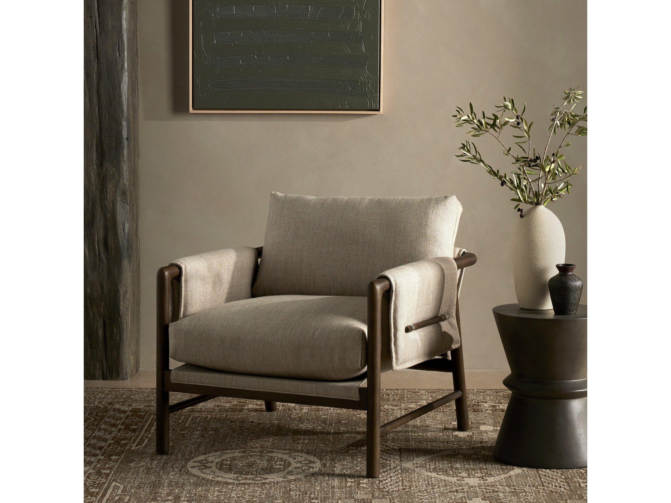 Four Hands Belfast Harrison Alcala Wheat  Accent Chair