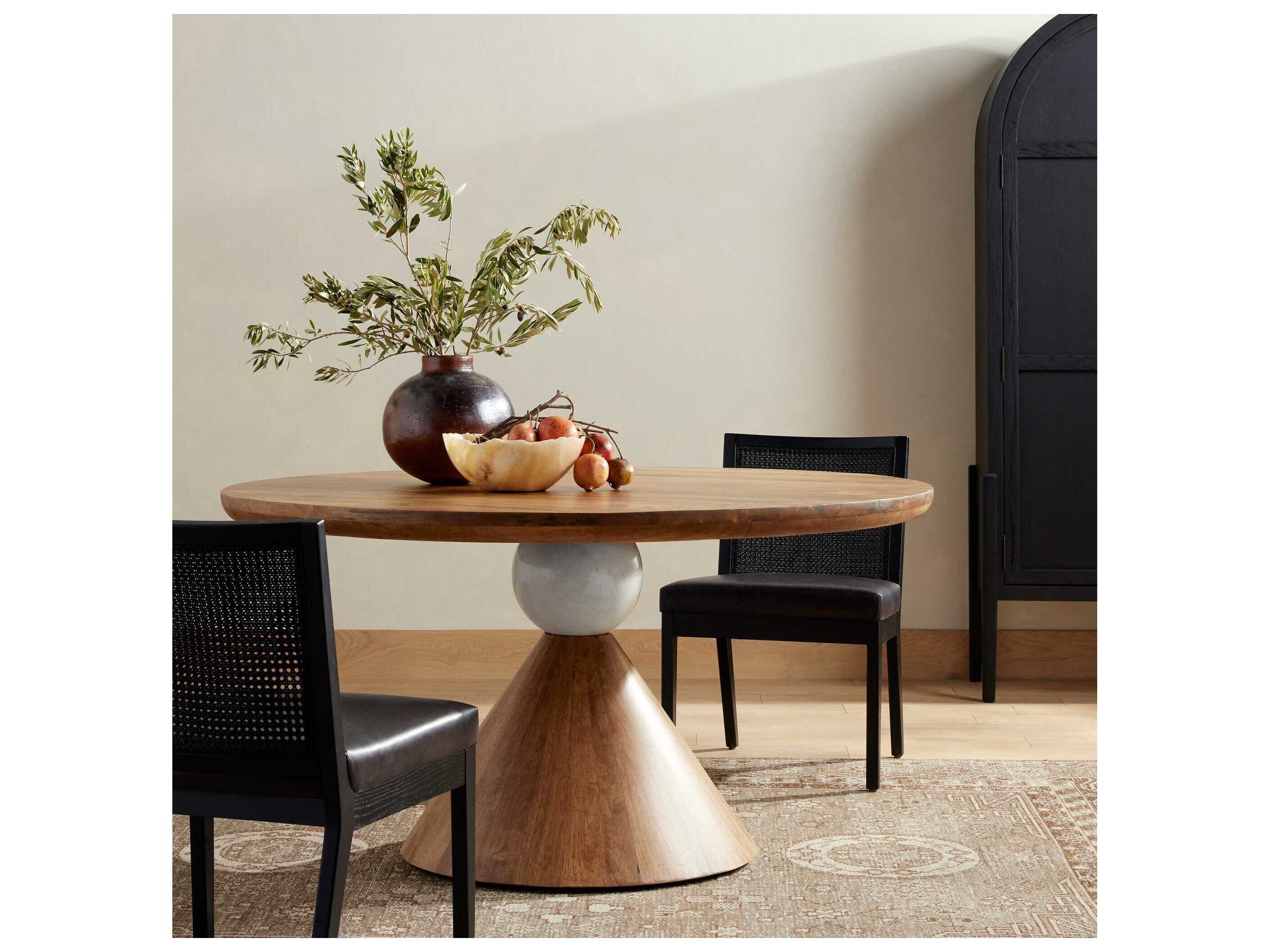 Four Hands Merritt Bibianna Smoked Honey Dining Table