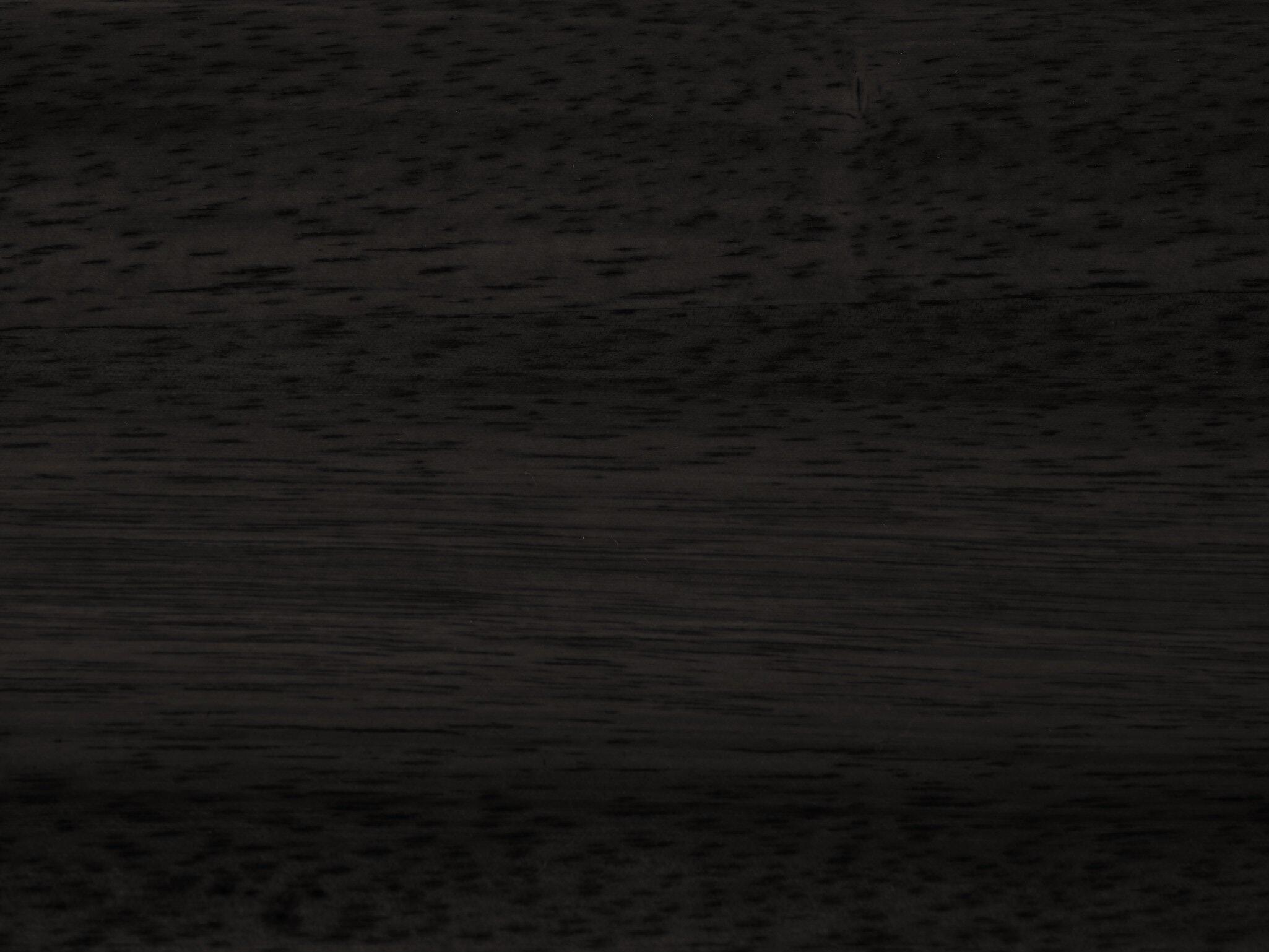 Four Hands Merritt Bibianna Round Worn Black Parawood Marble Dining Table